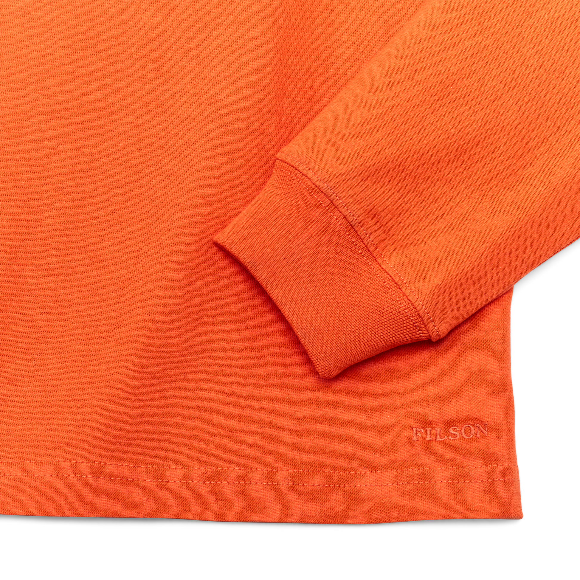 Alternate view of the Filson Long Sleeve Pioneer Pocket T-shirt - Flame