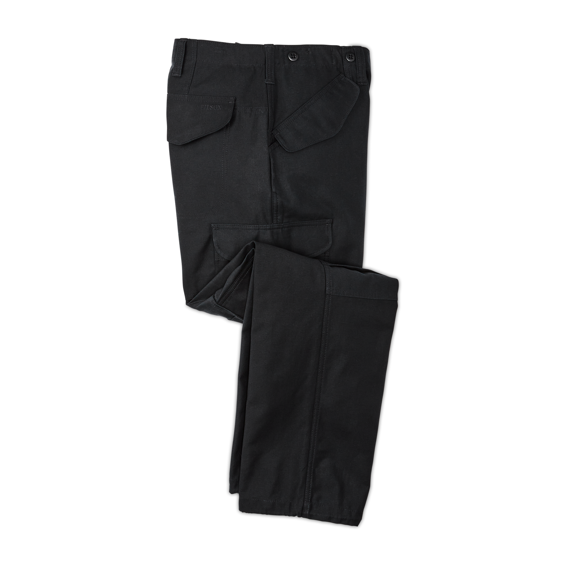 Front-facing image of the Filson Field Cargo Pants  - Black