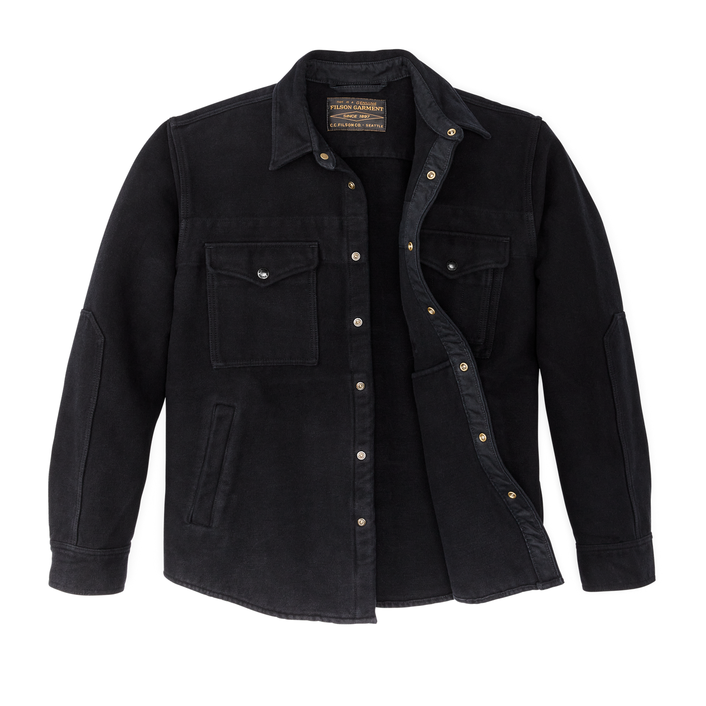 Alternate view of the Filson Beartooth Jac-shirt - Anthracite