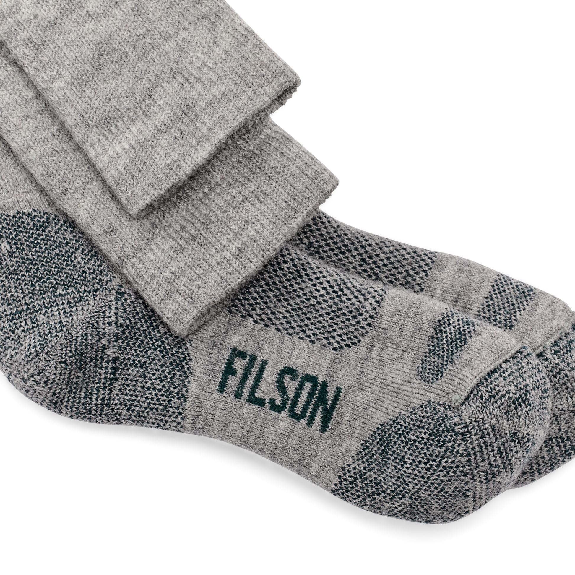 Alternate view of the Filson Reliable Boot Socks - Gray