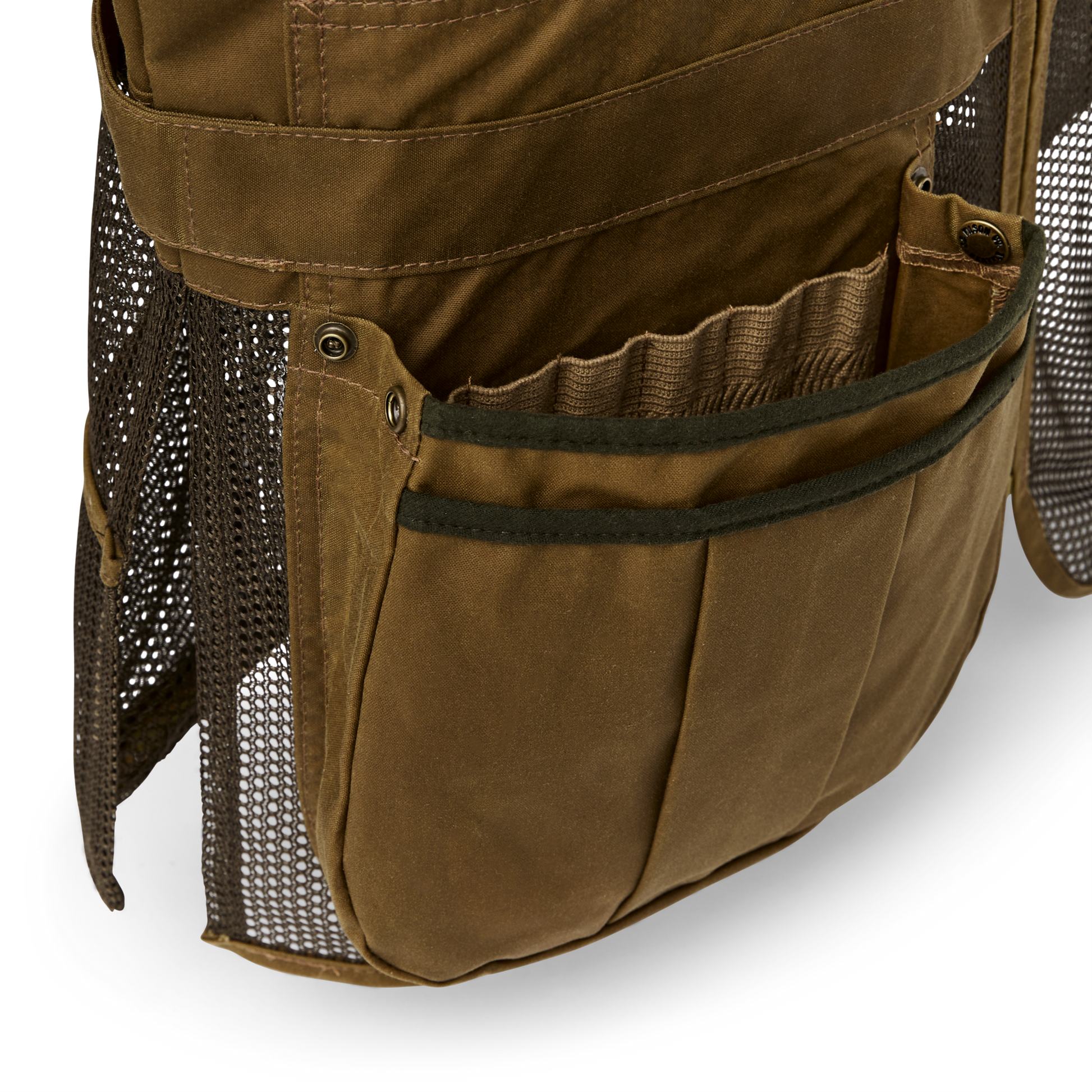 Alternate view of the Filson Lightweight Shooting Vest - Dark Tan