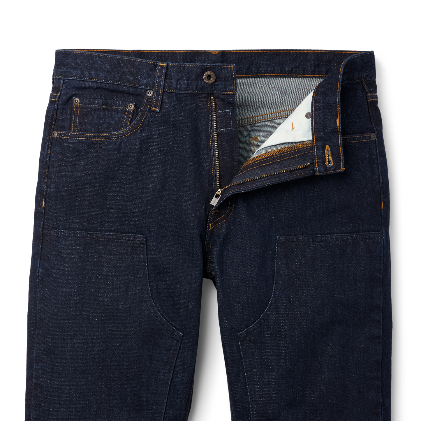 Alternate view of the Filson Bullbuck Double-front Jeans - Rinse Indigo