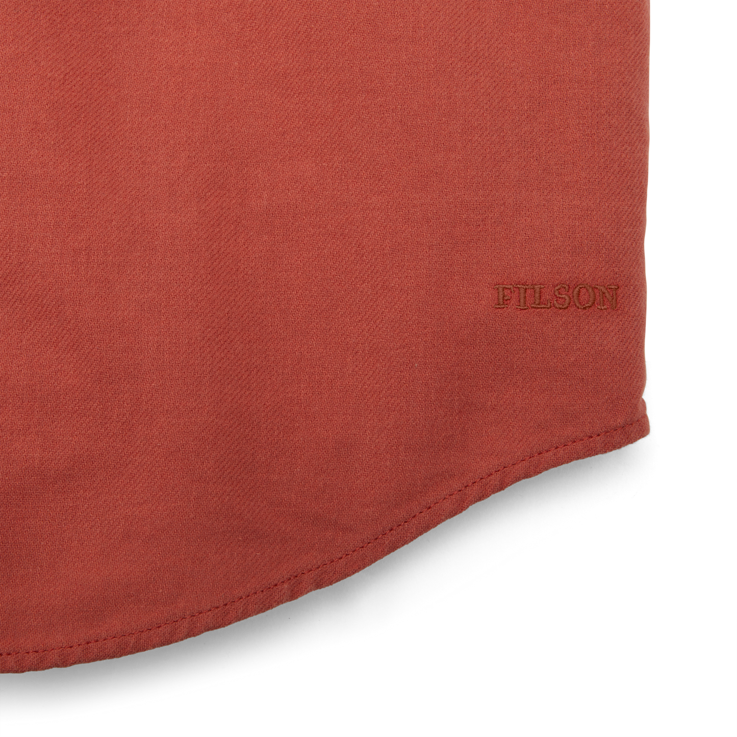 Alternate view of the Filson Short Sleeve Lightweight Alaskan Guide Shirt  - Cedar Red