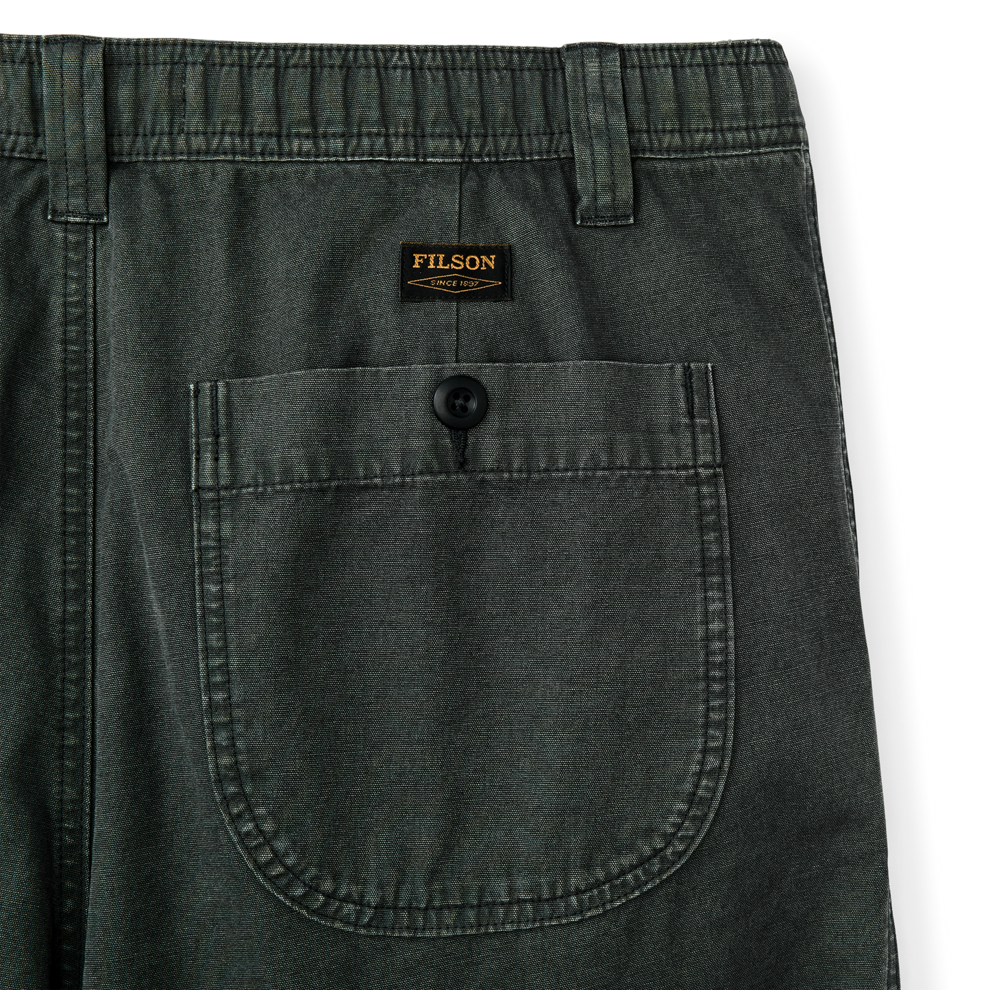 Alternate view of the Filson Oakville Canvas Shorts - Gravel