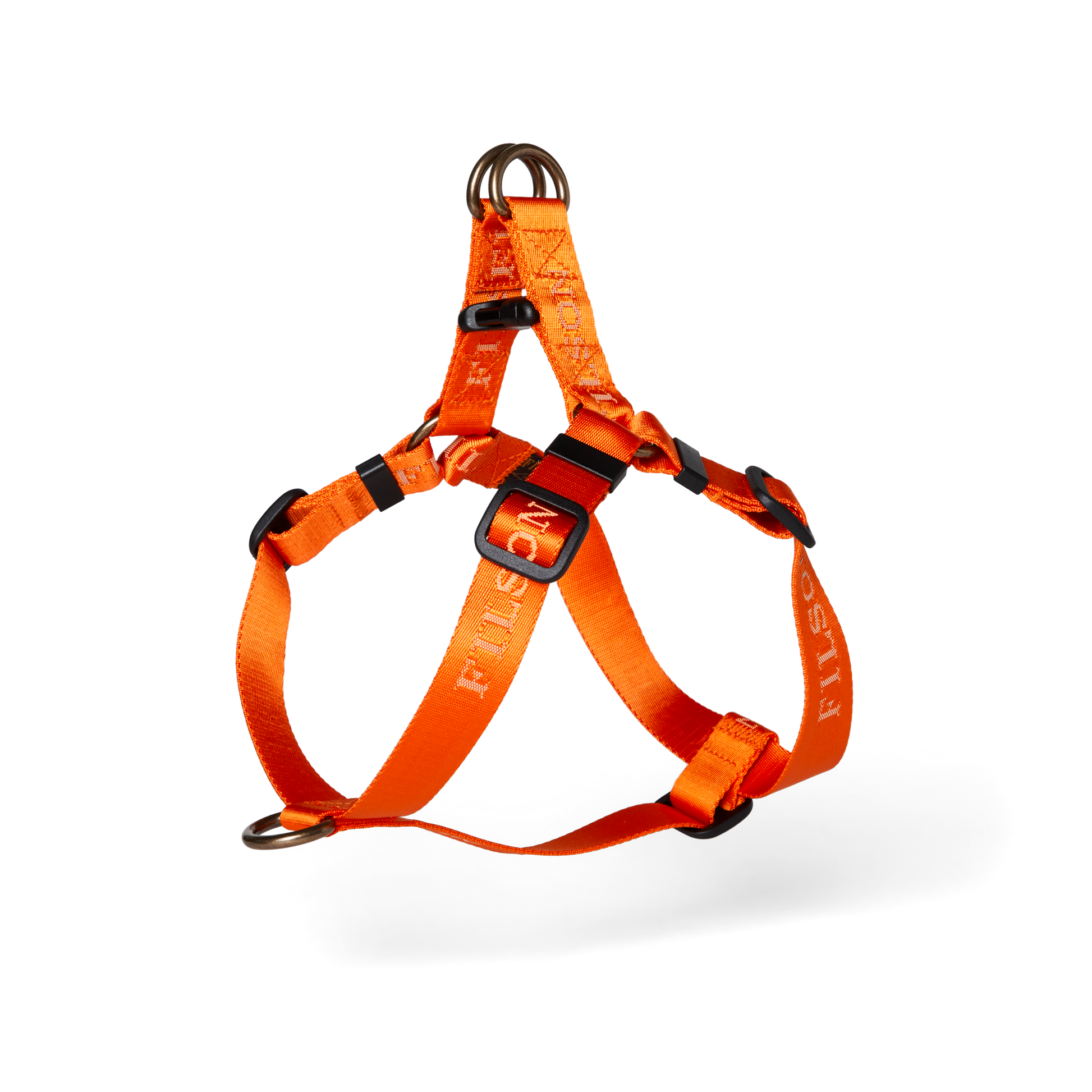 Front-facing image of the Filson Adjustable Nylon Harness - Flame