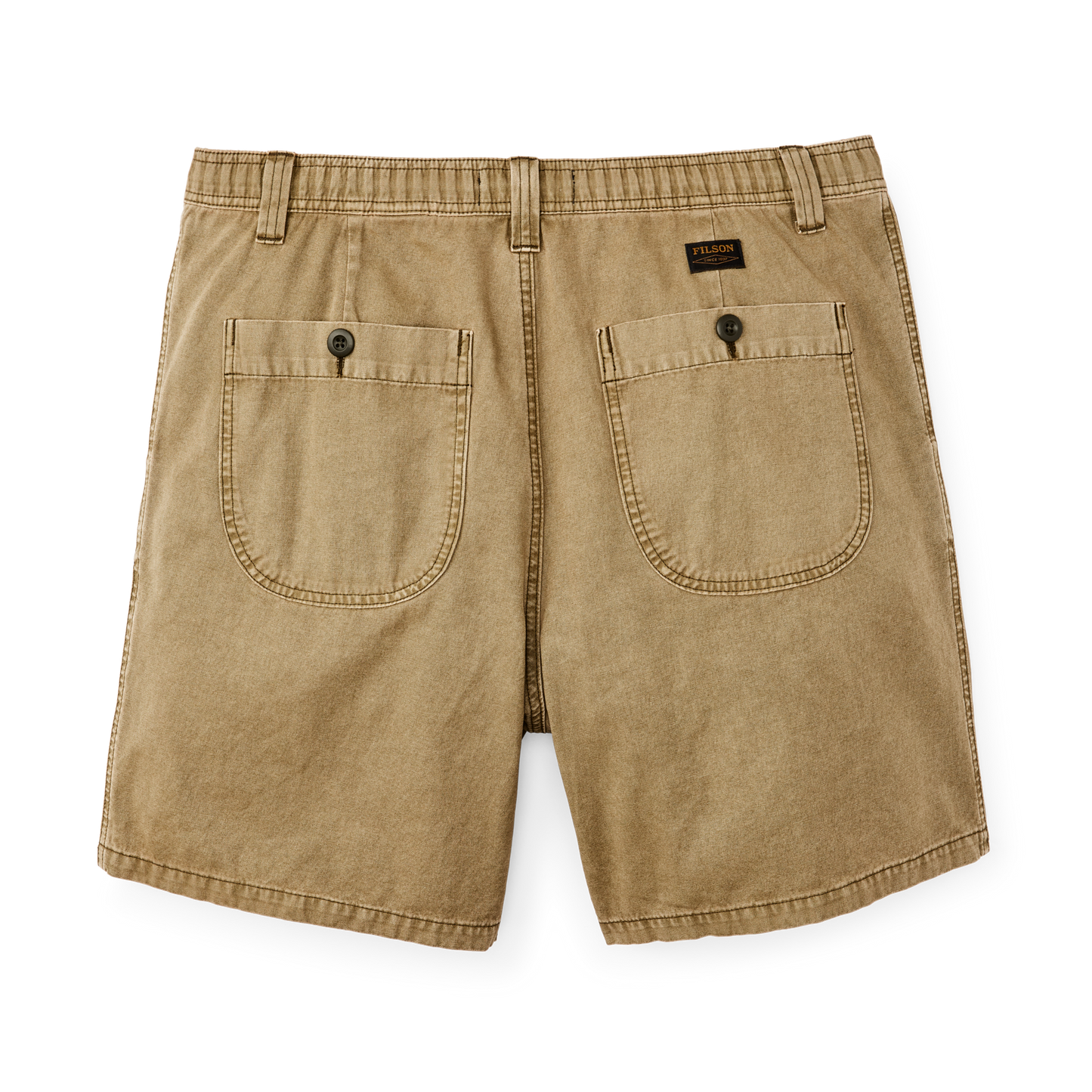 Alternate view of the Filson Oakville Canvas Shorts - Slate Olive