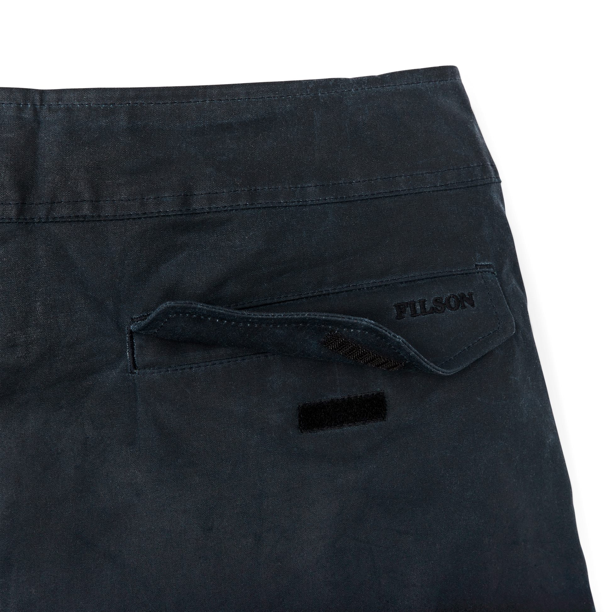 Alternate view of the Filson Eagle Harbor Trunks - Dark Navy