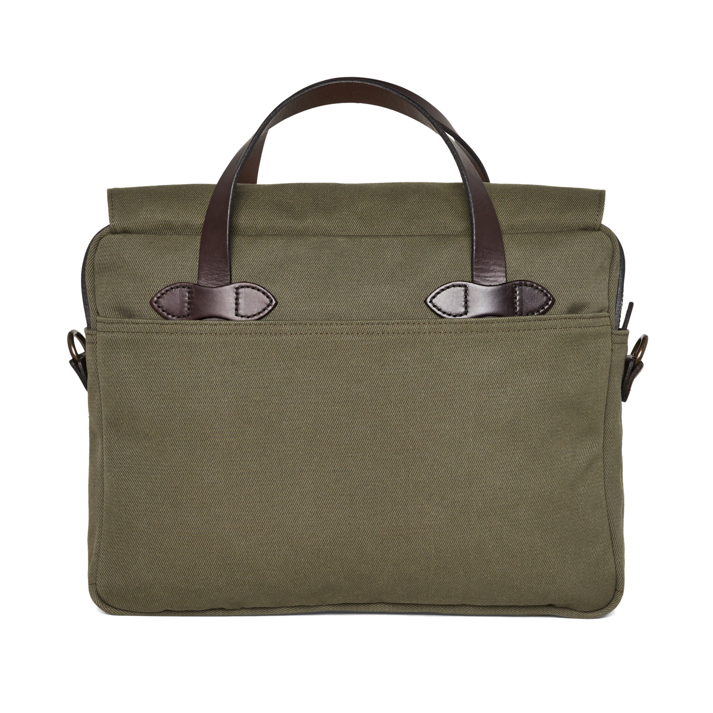 Alternate view of the Filson Rugged Twill Original Briefcase - Otter Green