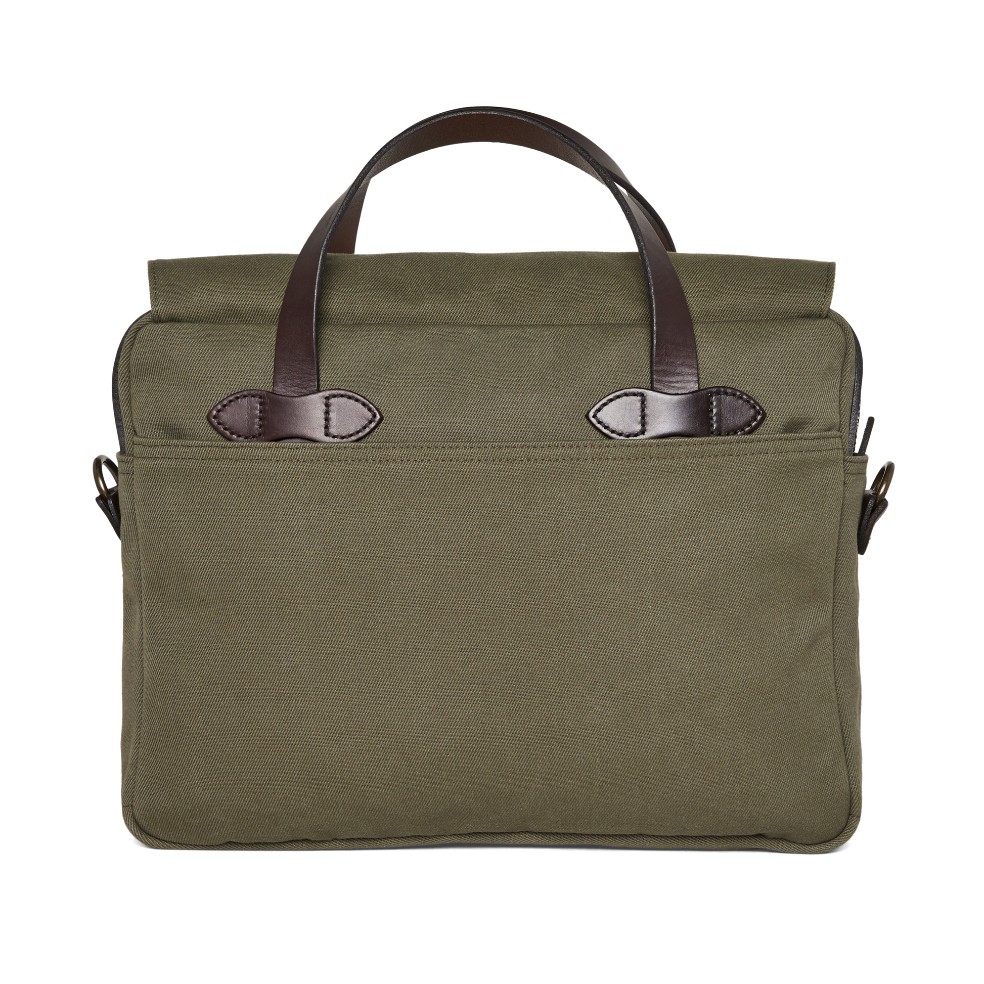 Alternate view of the Filson Rugged Twill Original Briefcase - Otter Green