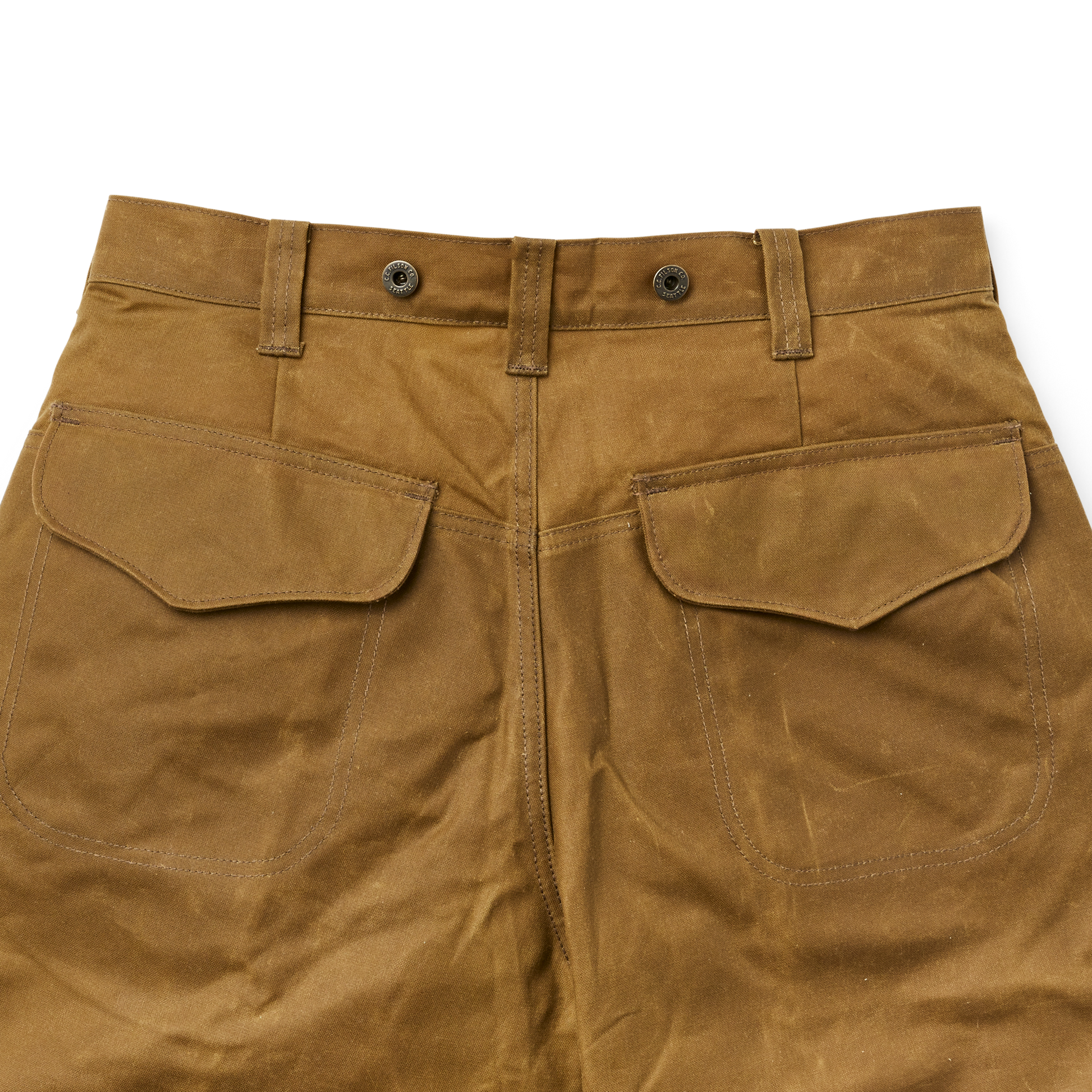 Alternate view of the Filson Oil Finish Double Tin Cloth Pants - Dark Tan