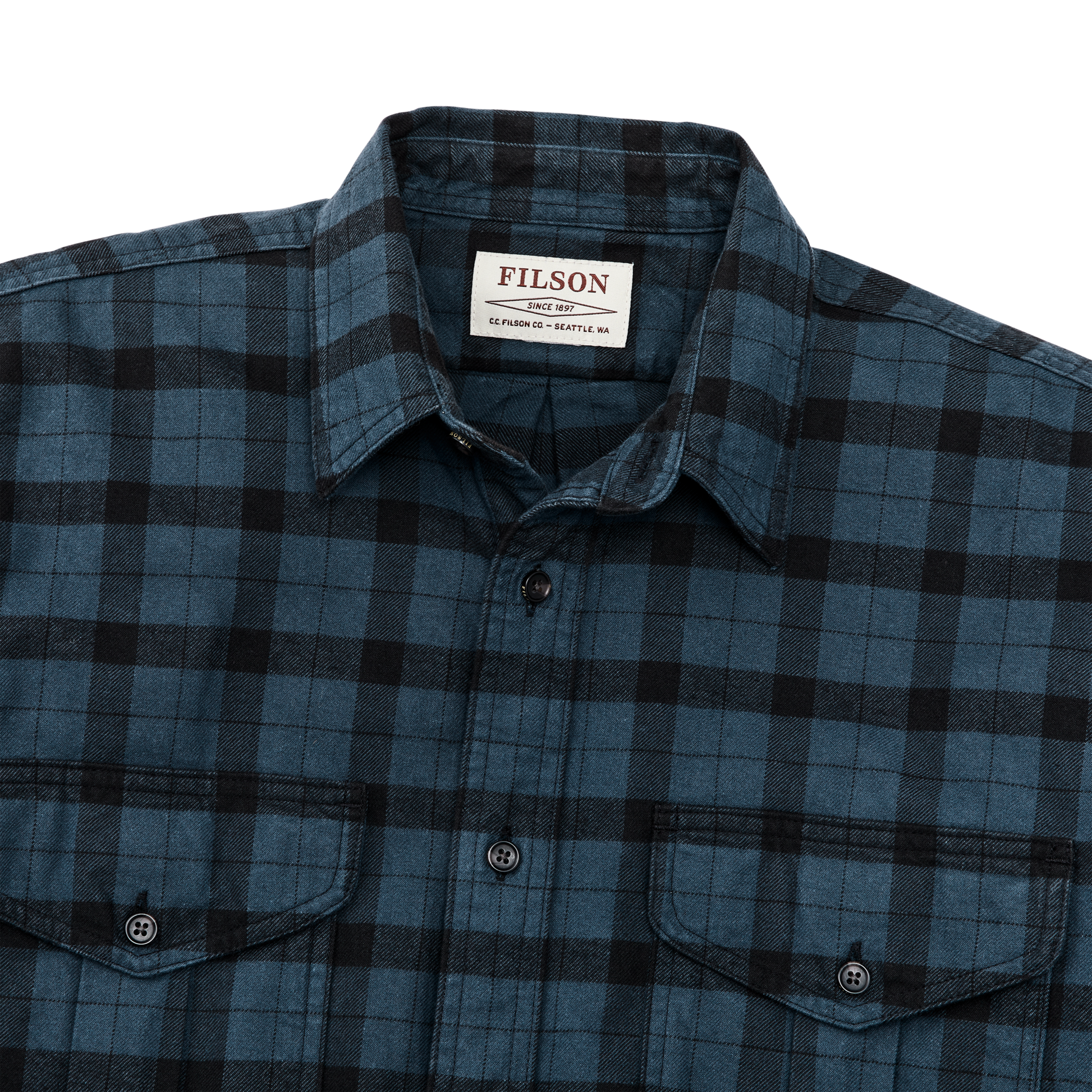 Alternate view of the Filson Alaskan Guide Shirt - Black