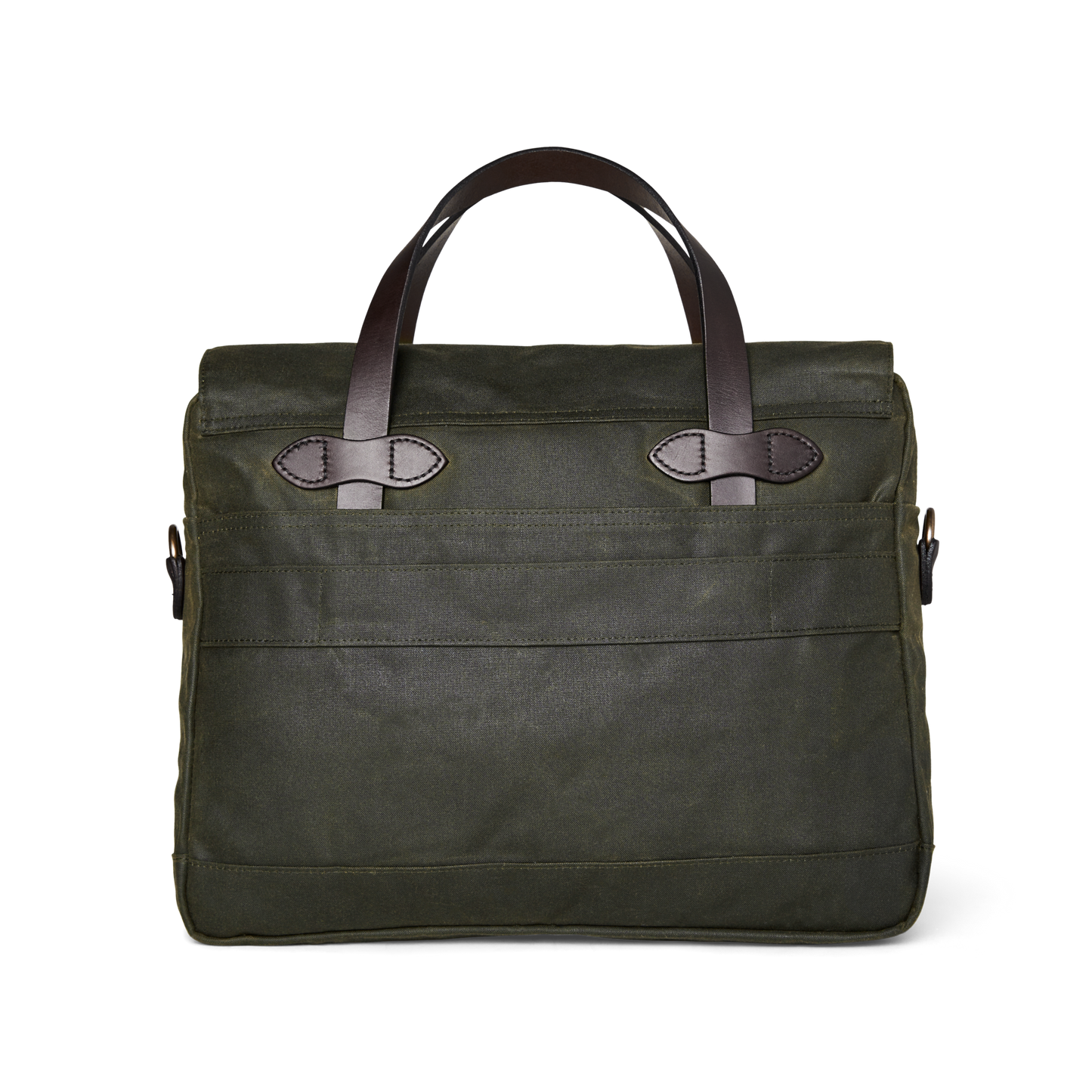 Alternate view of the Filson 24 Hour Tin Cloth Briefcase - Otter Green