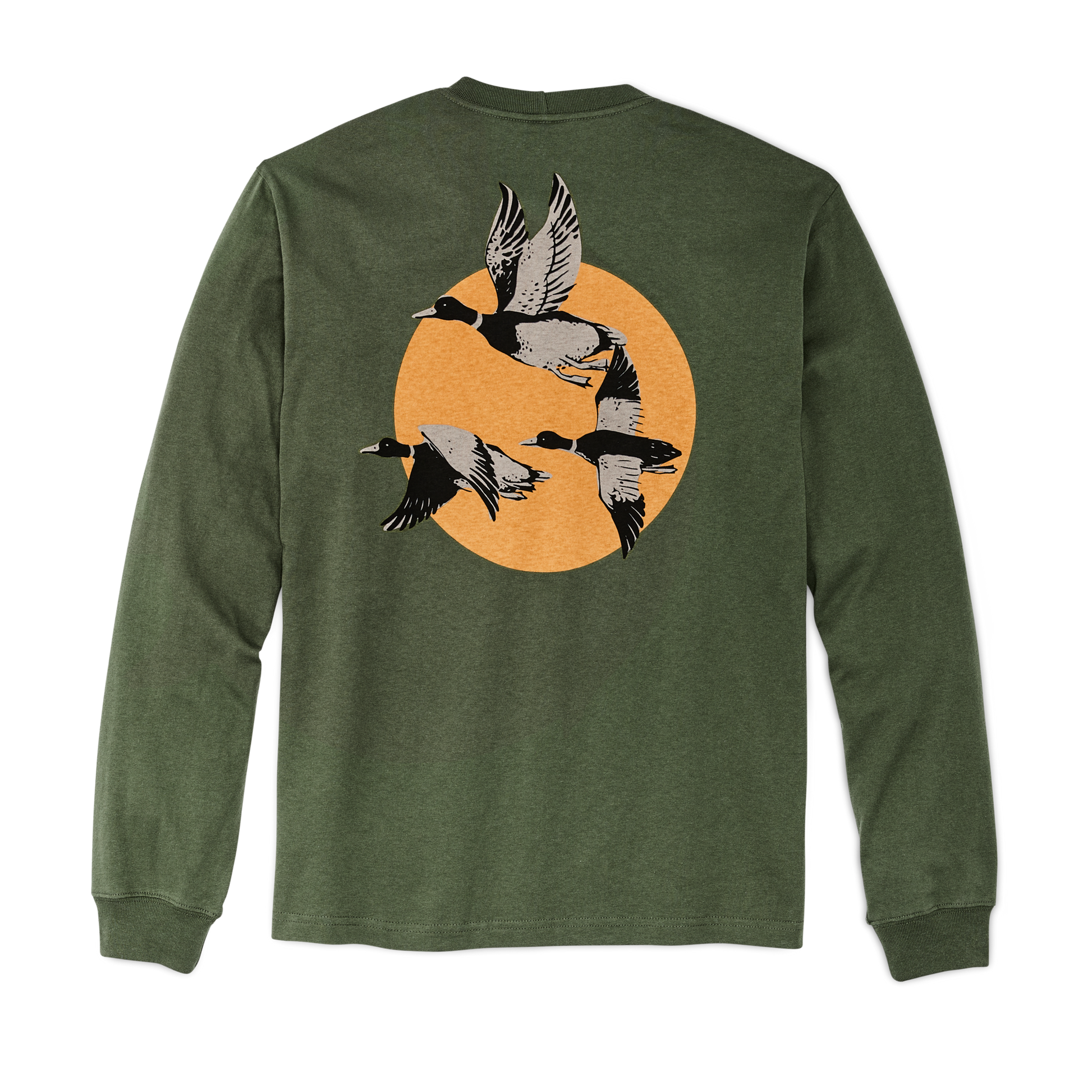 Alternate view of the Filson Long Sleeve Pioneer Graphic T-shirt - Timber / Ducks