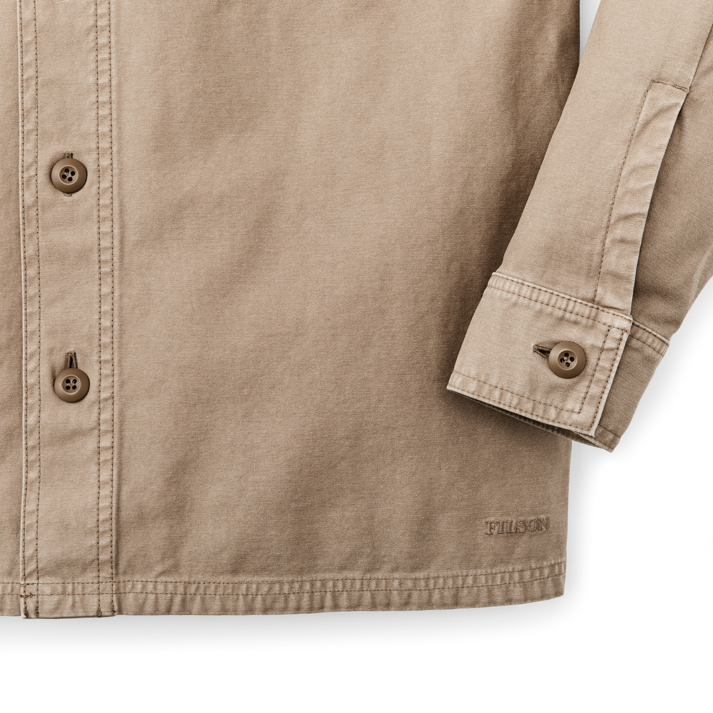 Alternate view of the Filson Field Jac-shirt - Gray Khaki