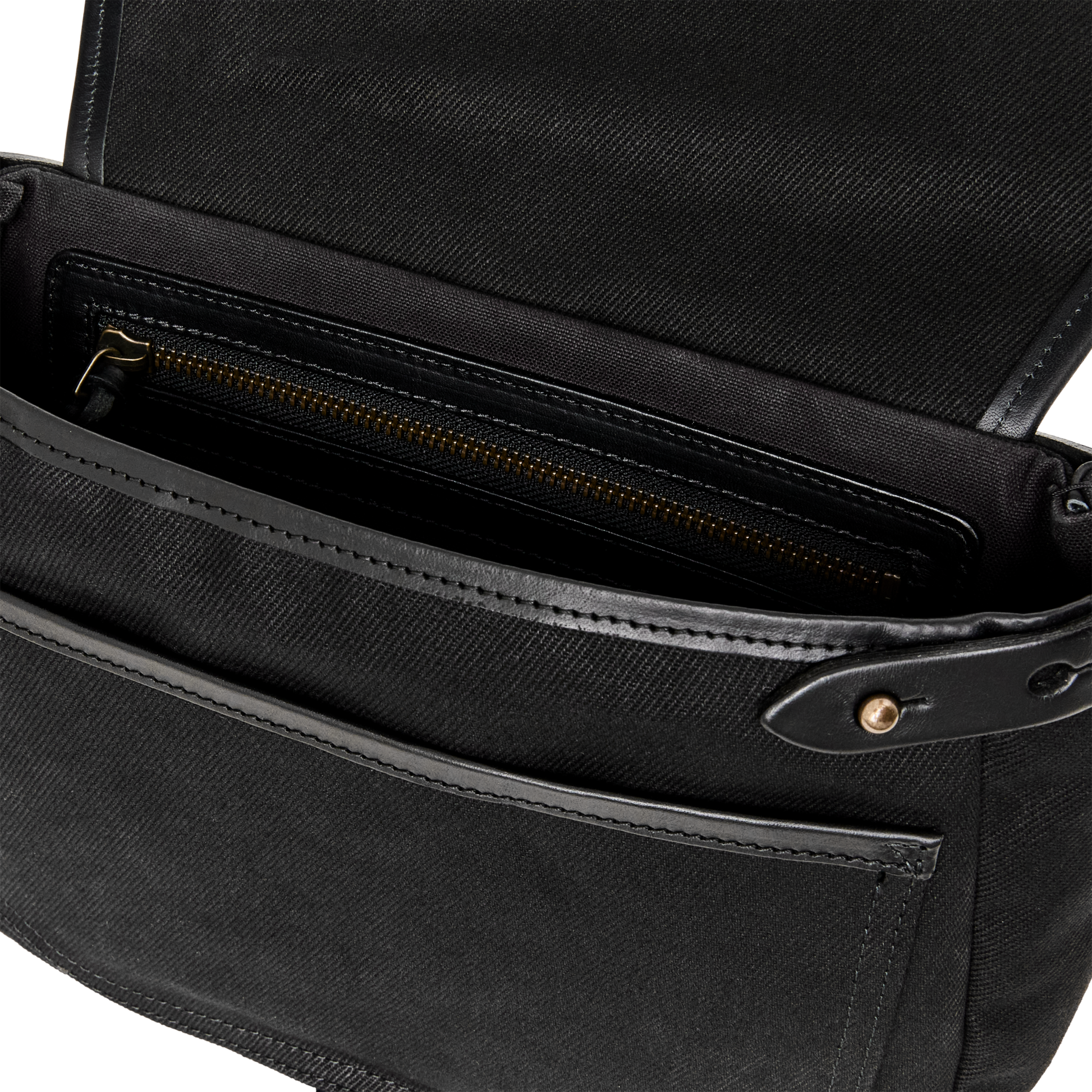 Alternate view of the Filson Rugged Twill Xs Field Bag - Black