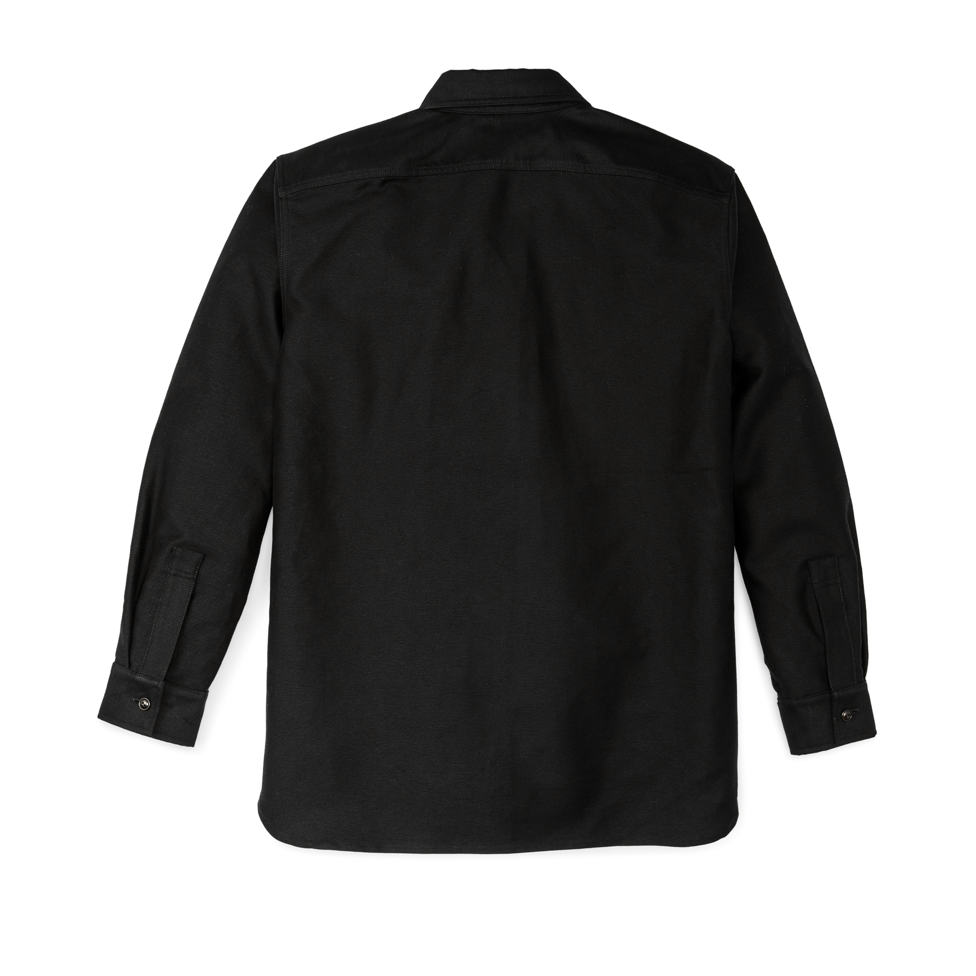 Alternate view of the Filson Moleskin Quarter Zip Shirt - Black