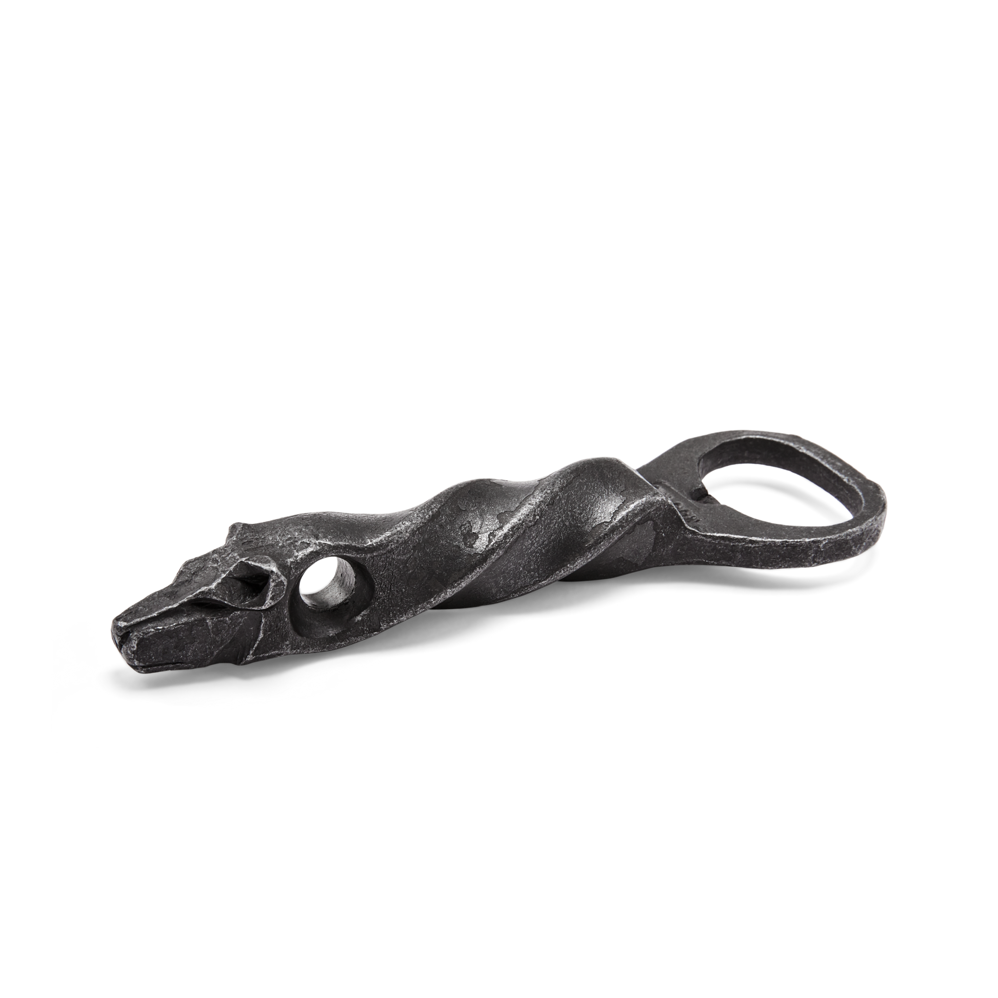 Alternate view of the Filson Wolf Head Bottle Opener - Steel