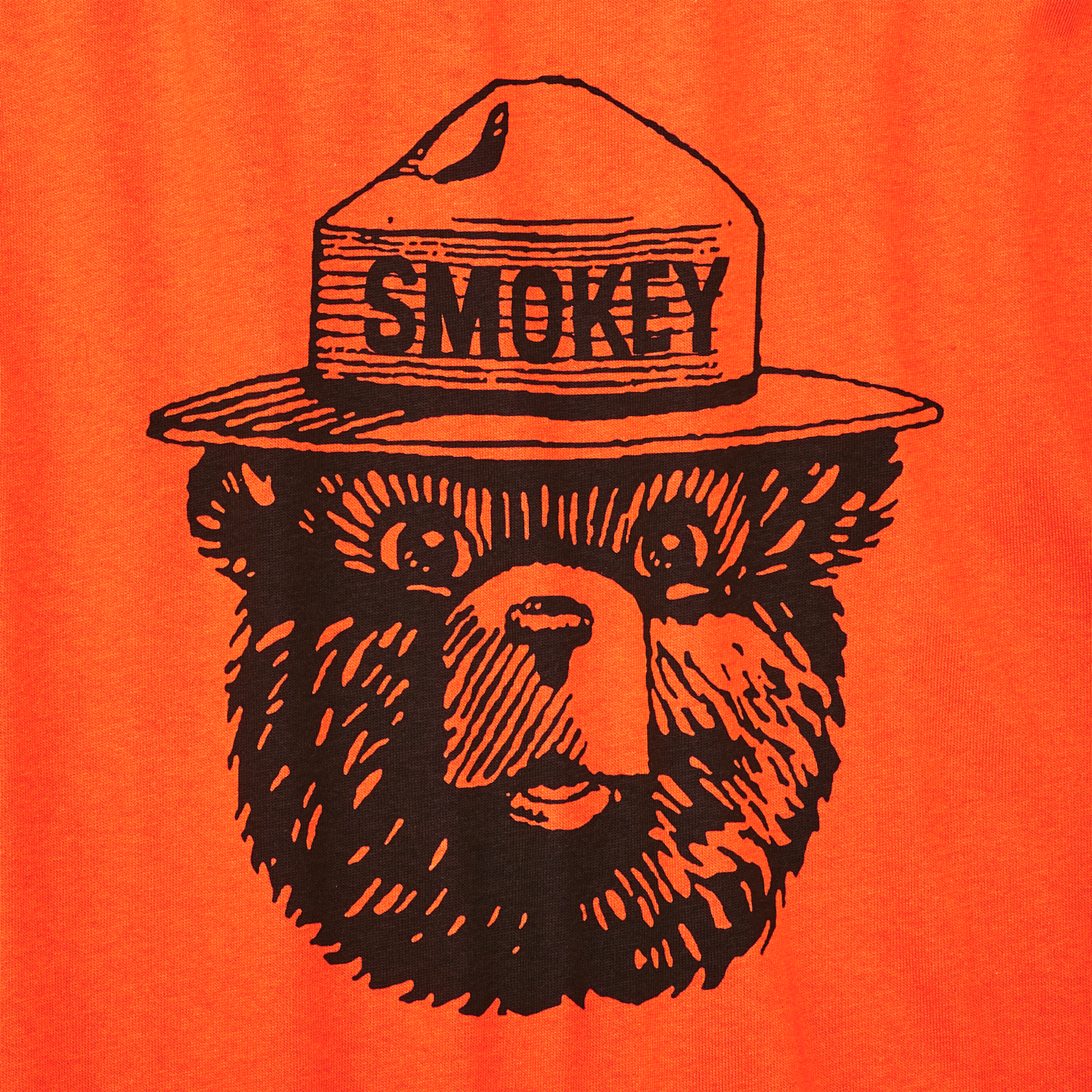 Alternate view of the Filson Smokey Bear Frontier Graphic T-shirt - Flame / Smokey