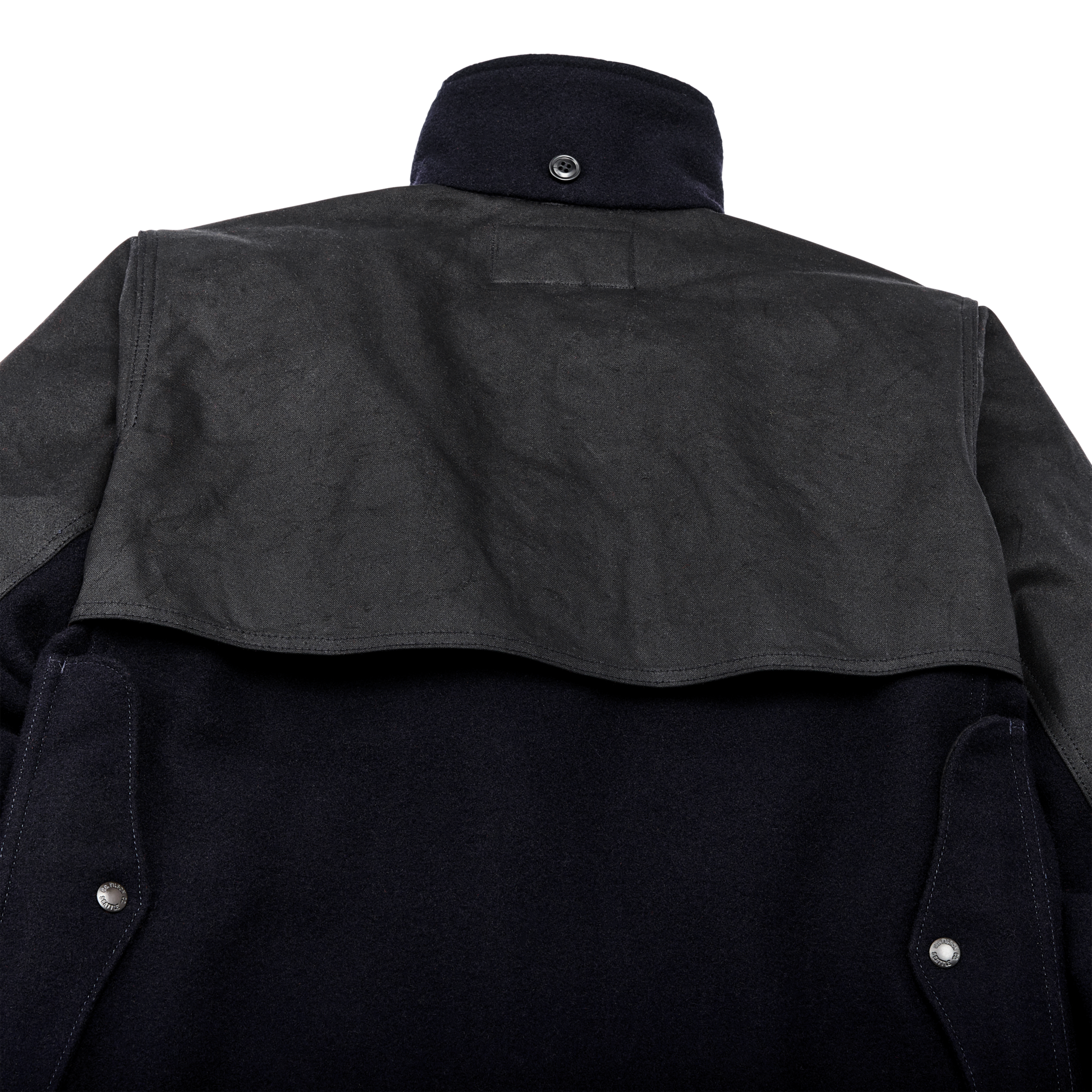 Alternate view of the Filson Mackinaw Wool Double Coat  - Dark Navy