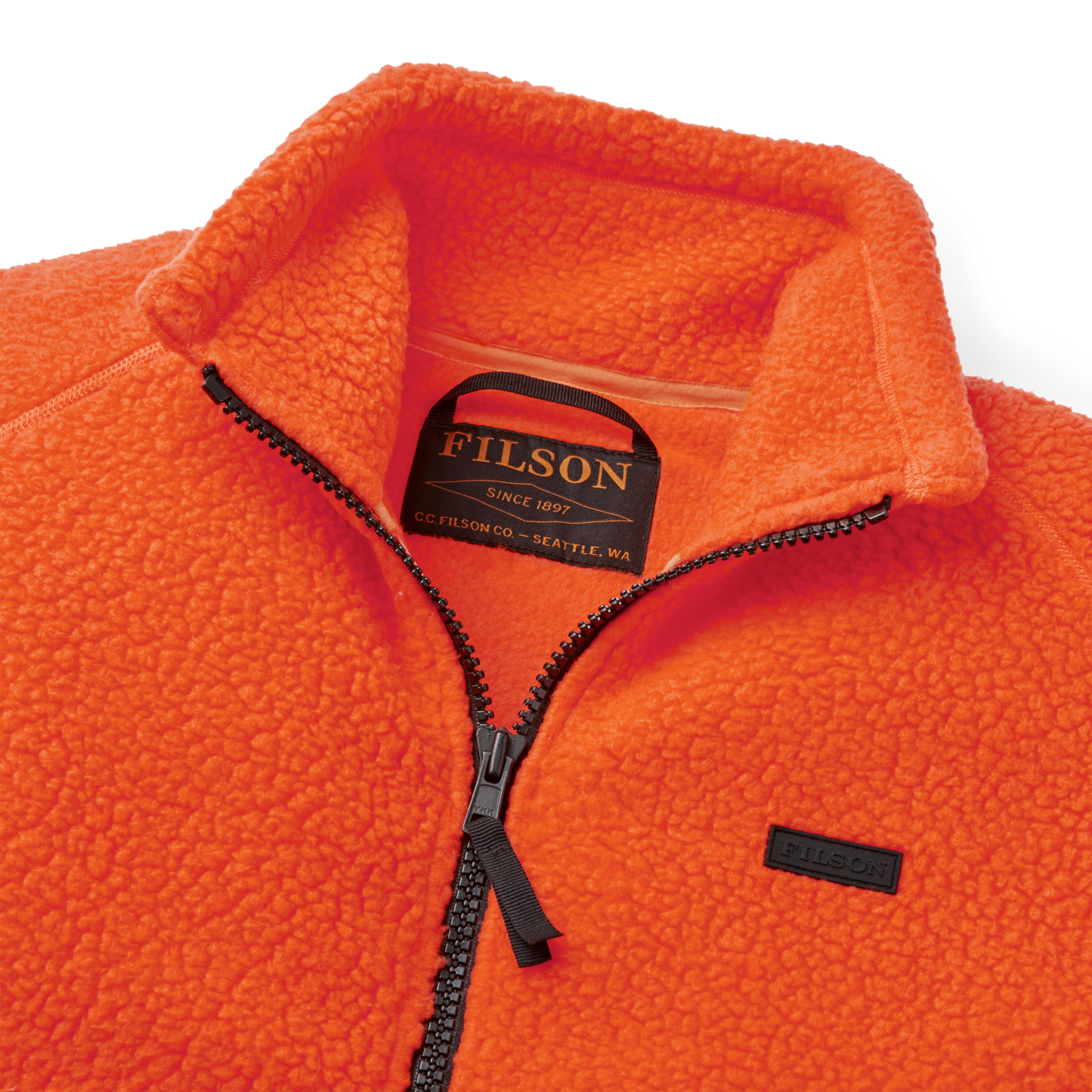 Alternate view of the Filson Sherpa Fleece Jacket - Flame