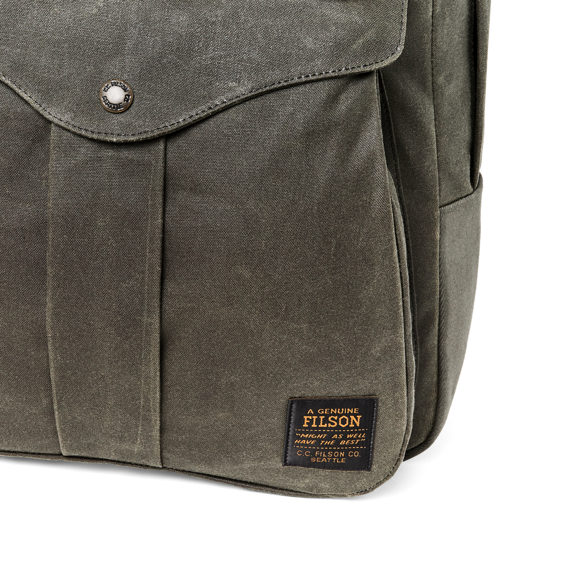 Alternate view of the Filson Journeyman Backpack - Otter Green