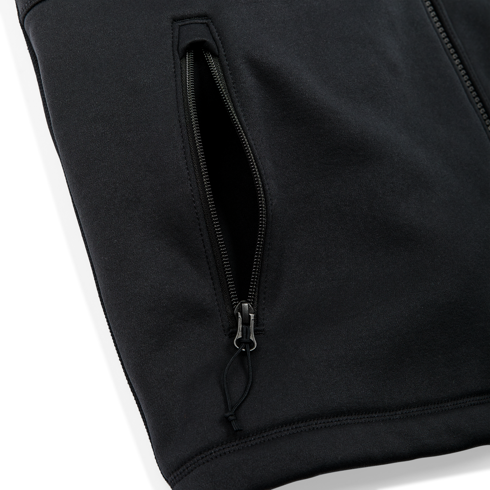 Alternate view of the Filson Granite Spire Fleece Vest - Black