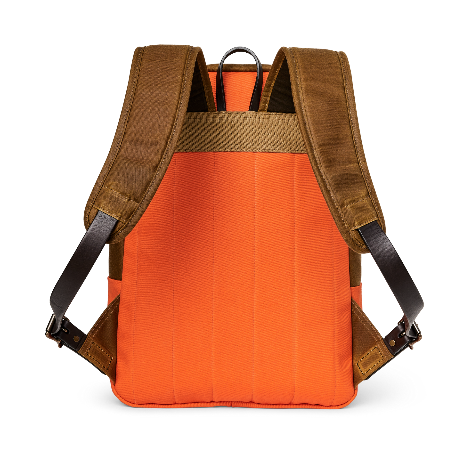 Alternate view of the Filson Journeyman Backpack - Dark Tan / Flame