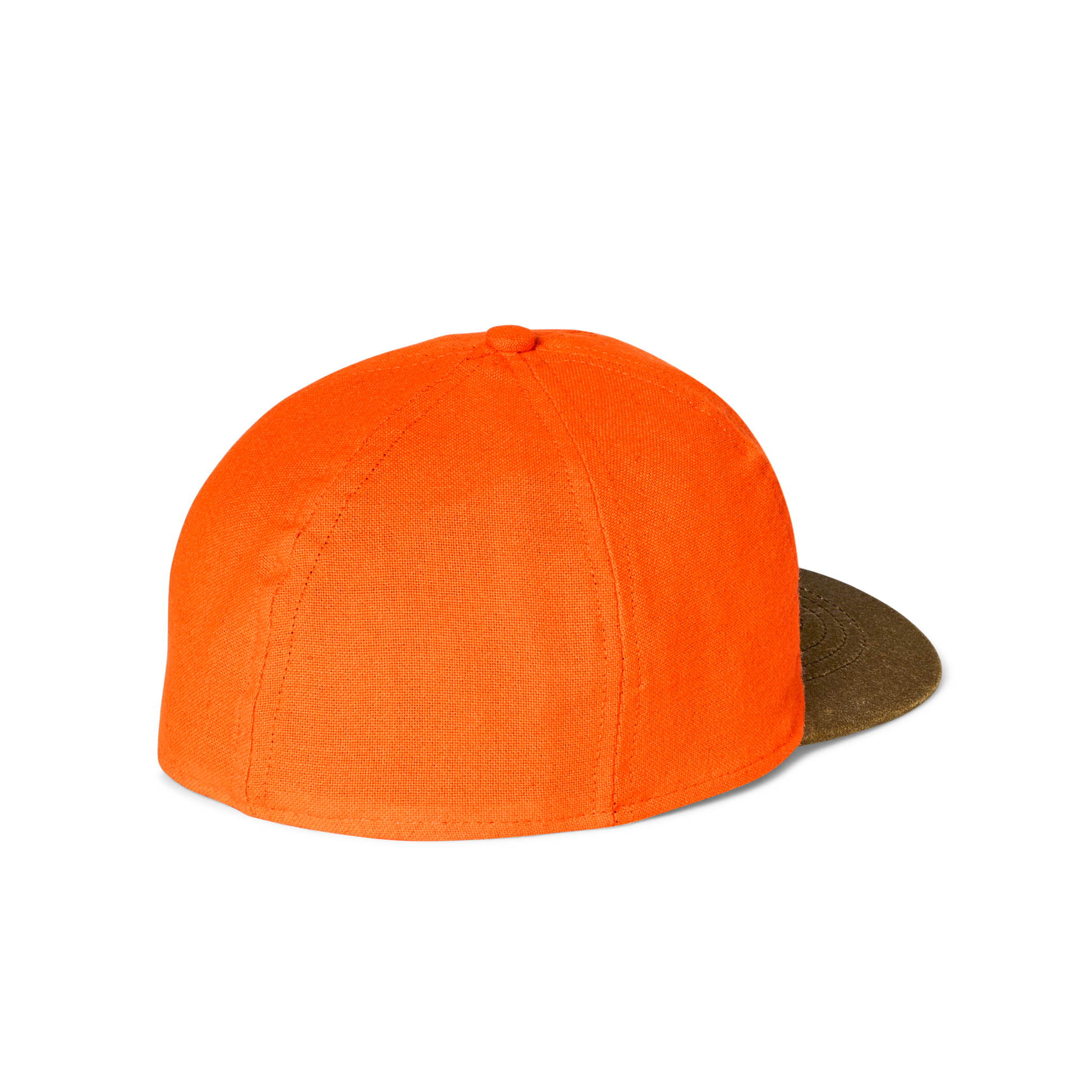 Alternate view of the Filson Insulated Blaze/tin Cloth Cap - Desert Tan/blaze Orange