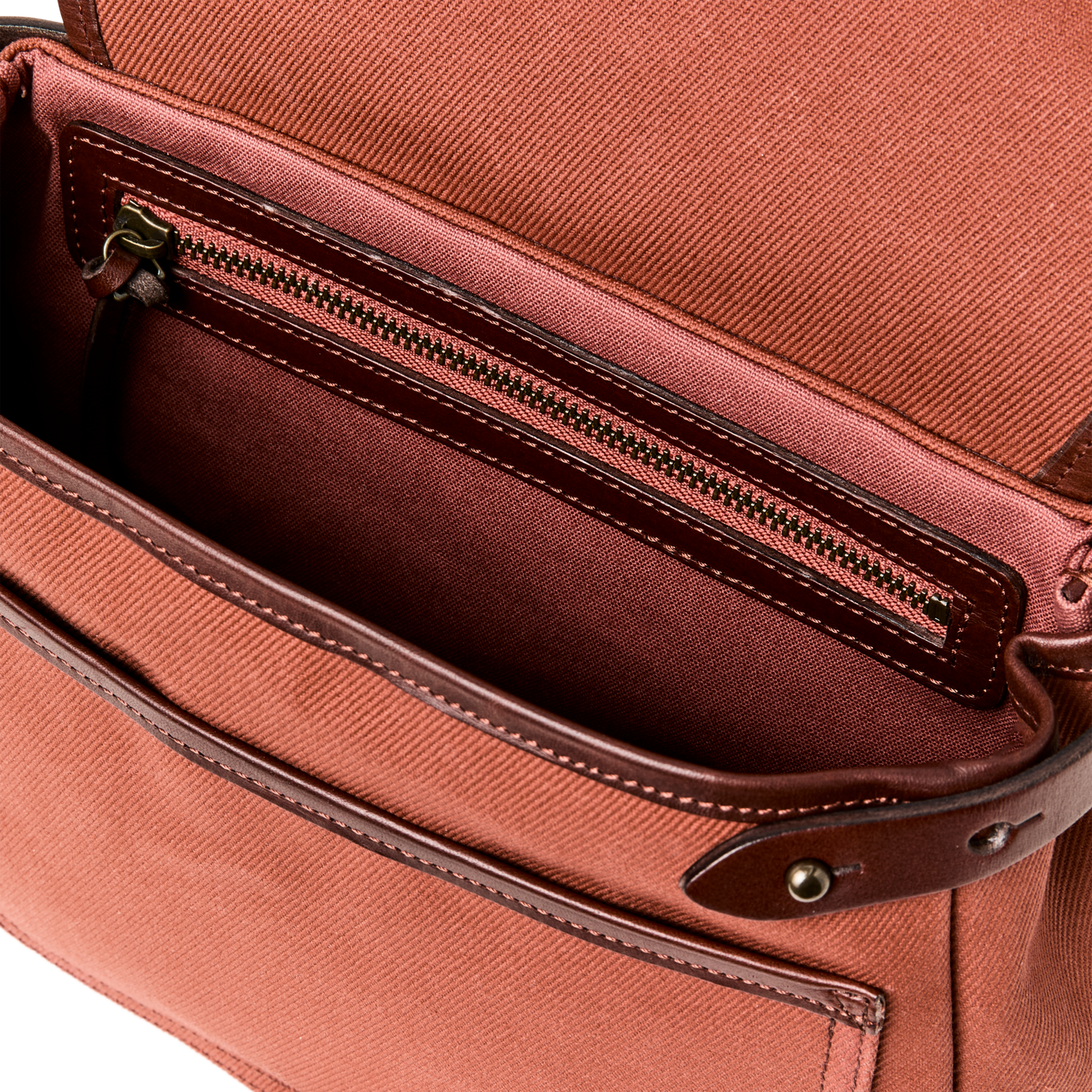 Alternate view of the Filson Rugged Twill Xs Field Bag - Light Rust