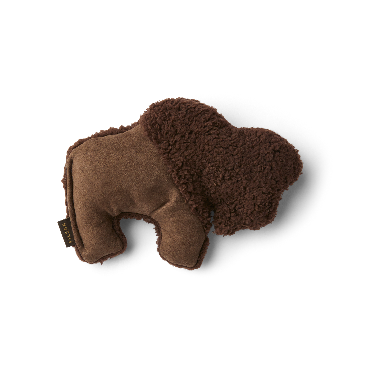 Alternate view of the Filson Bison Dog Toy - Brown