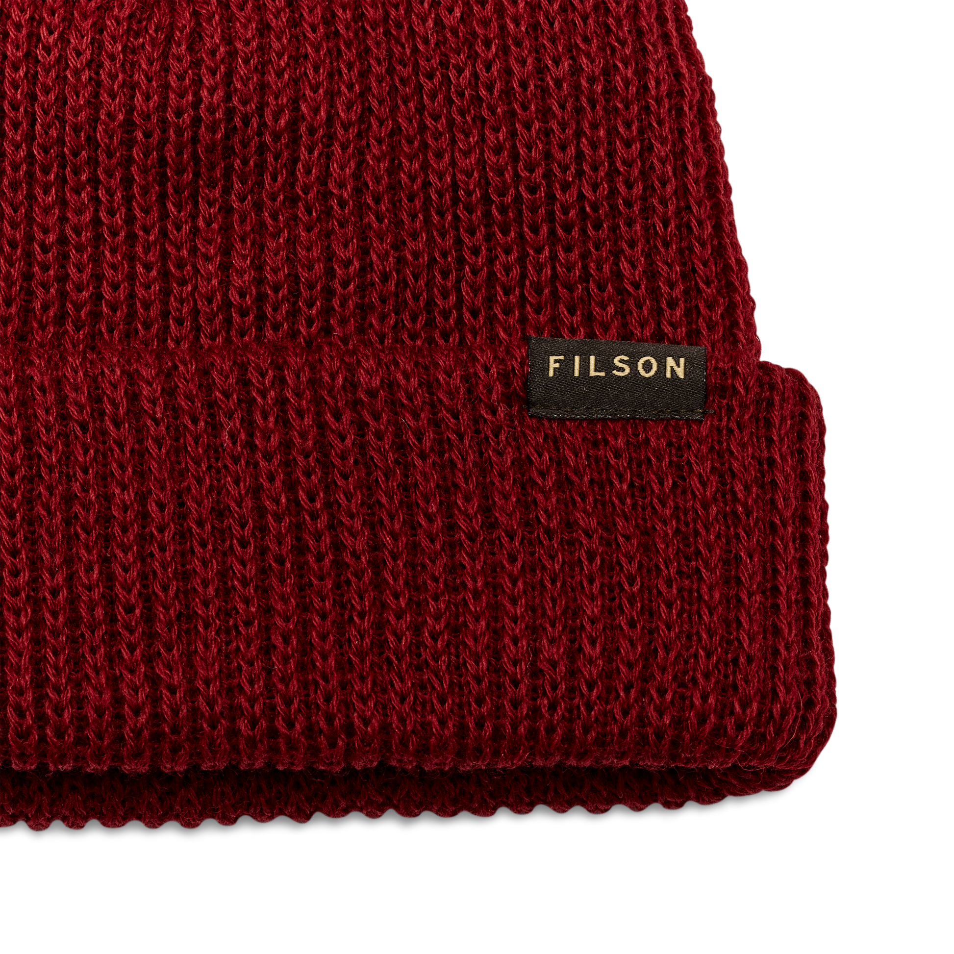 Alternate view of the Filson Watch Cap - Red