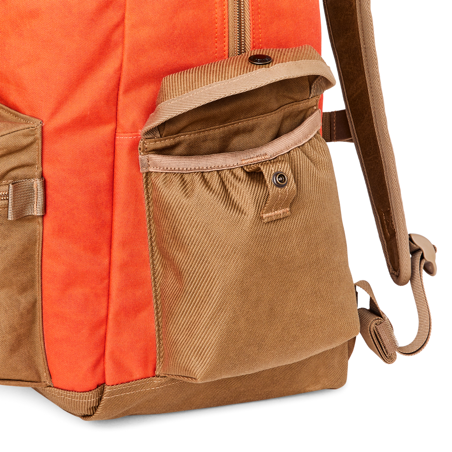 Alternate view of the Filson Surveyor 36l Backpack - Dark Tan / Flame