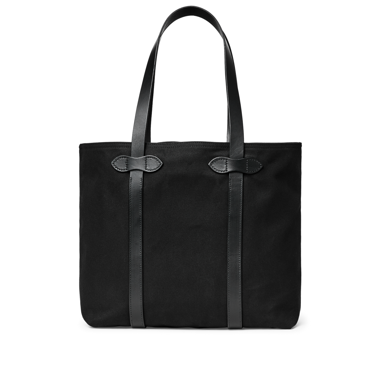 Alternate view of the Filson Rugged Twill Large Open Tote Bag - Black