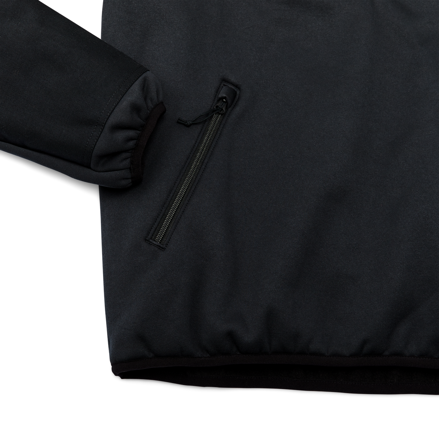 Alternate view of the Filson Granite Spire Fleece Pullover  - Black