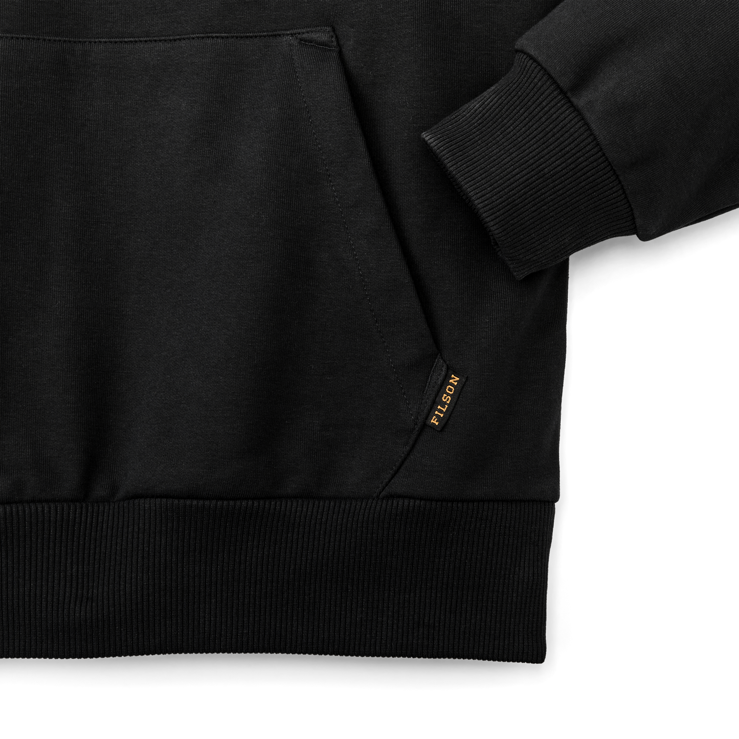 Alternate view of the Filson Kyler Martz Graphic Hoodie - Black / Beaver