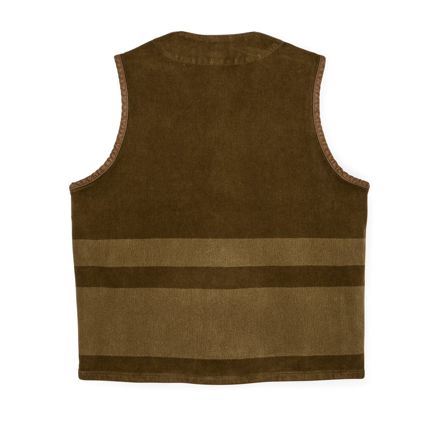 Alternate view of the Filson Beartooth Cruiser Vest - Marsh Olive Blanket Stripe