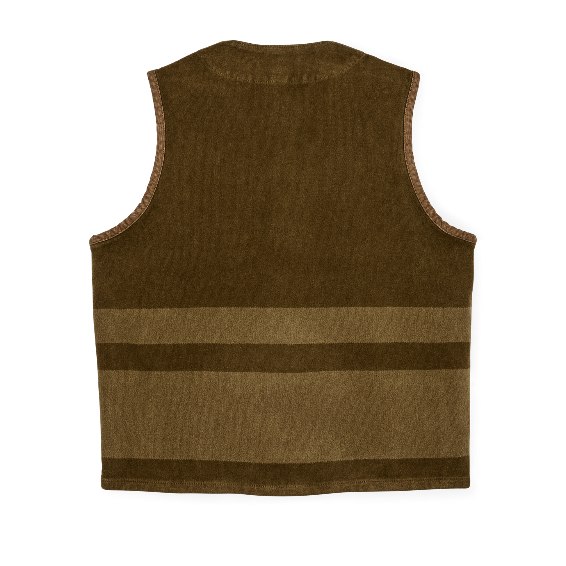 Alternate view of the Filson Beartooth Cruiser Vest - Marsh Olive Blanket Stripe