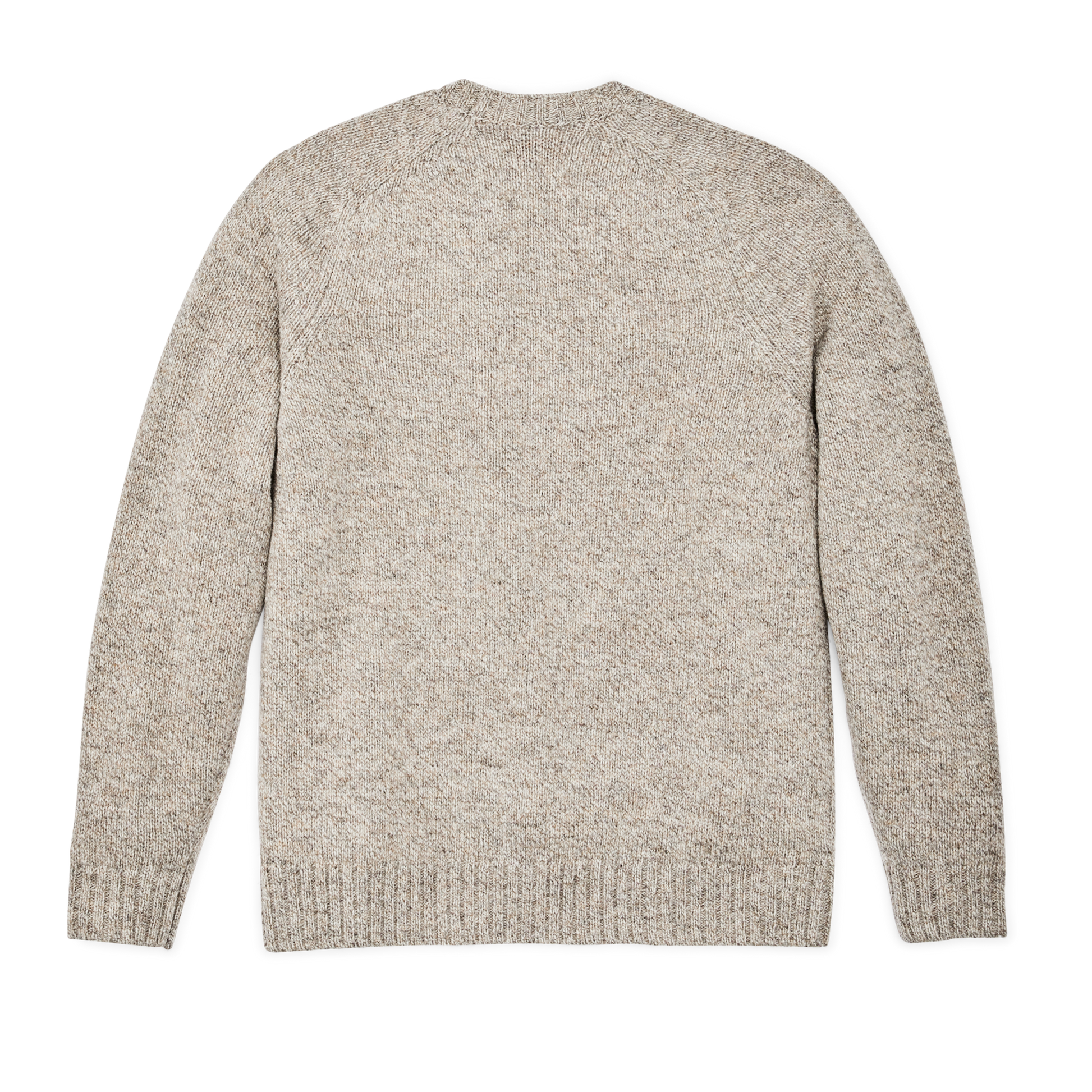 Alternate view of the Filson Heritage 5-gauge Wool Sweater - Natural / Brown Melange