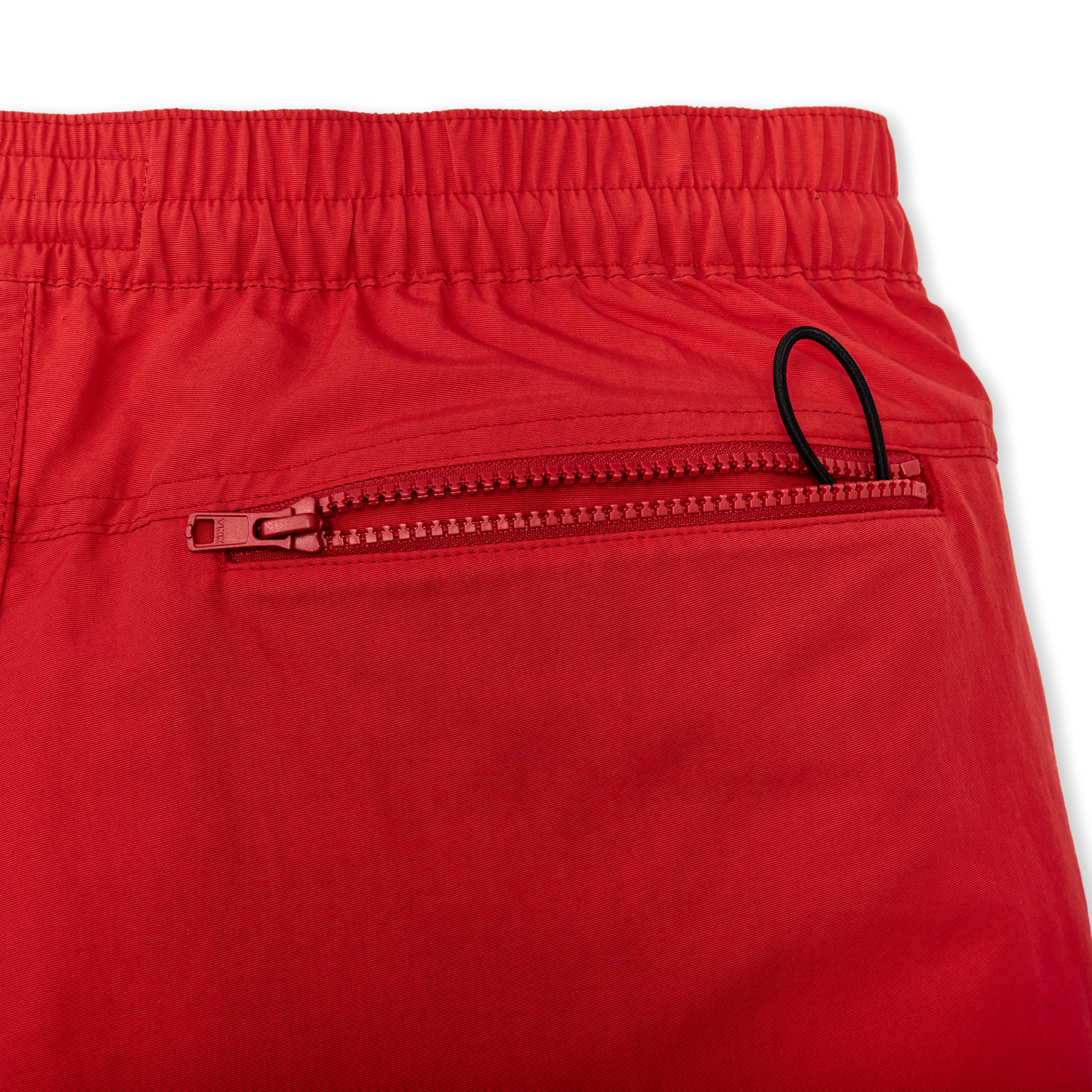 Alternate view of the Filson Cooper Lake Trunks  - Red