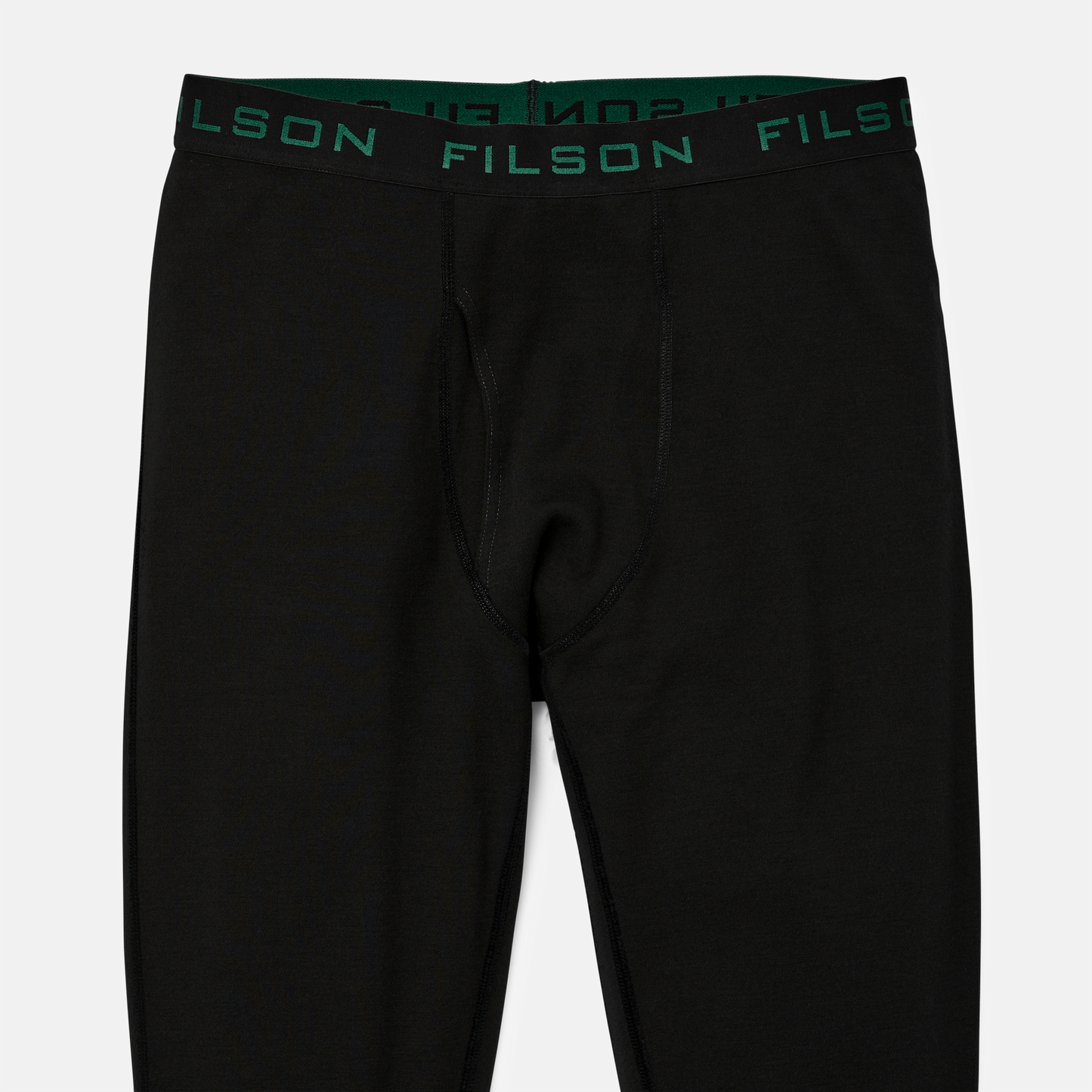 Alternate view of the Filson 400g Merino Wool Bottoms - Black