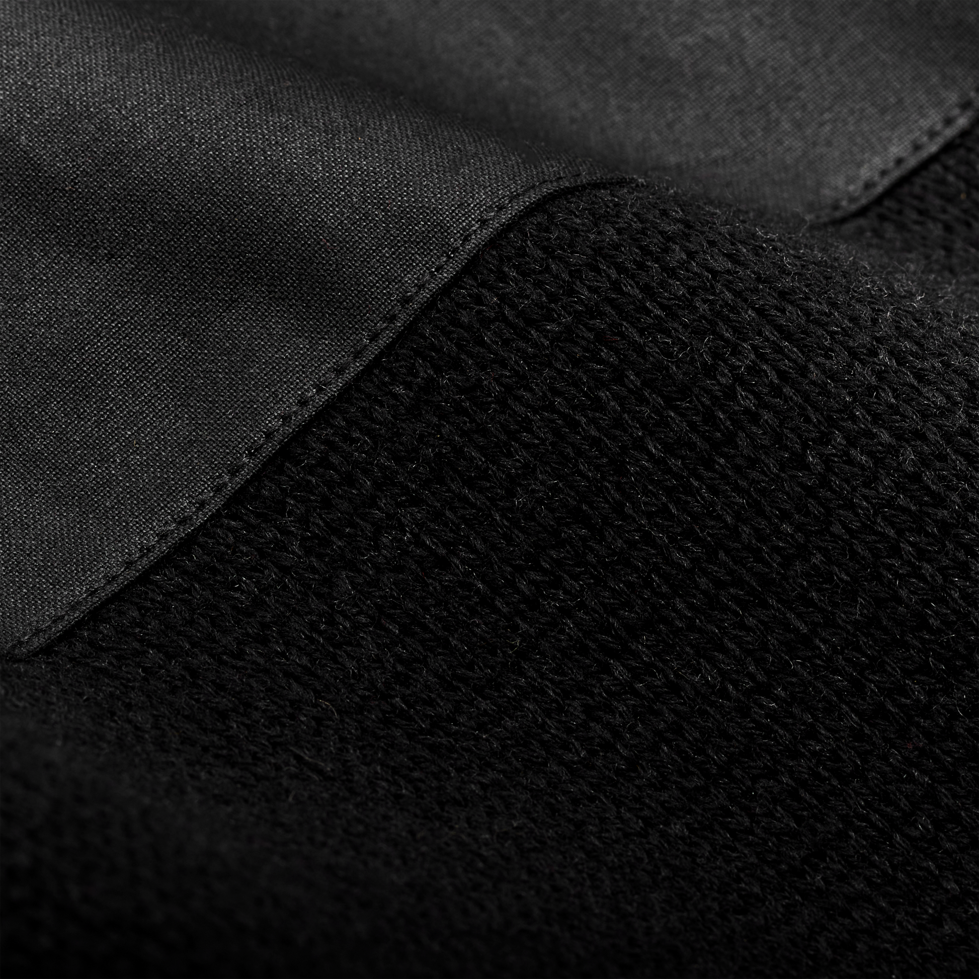 Alternate view of the Filson Henley Guide Sweater - Black