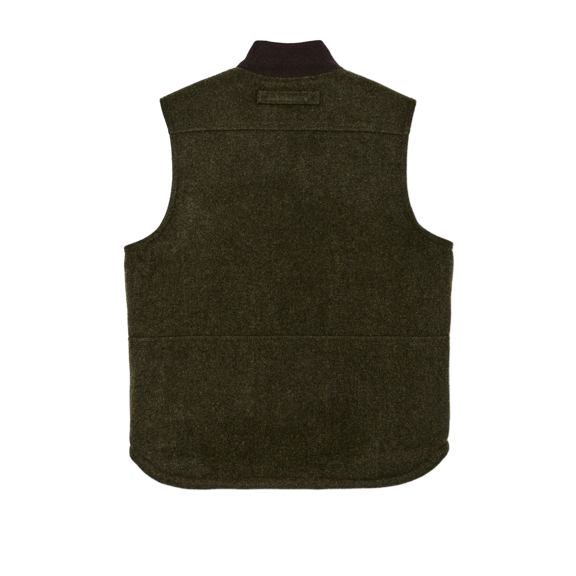 Alternate view of the Filson Lined Mackinaw Wool Work Vest - Forest Green