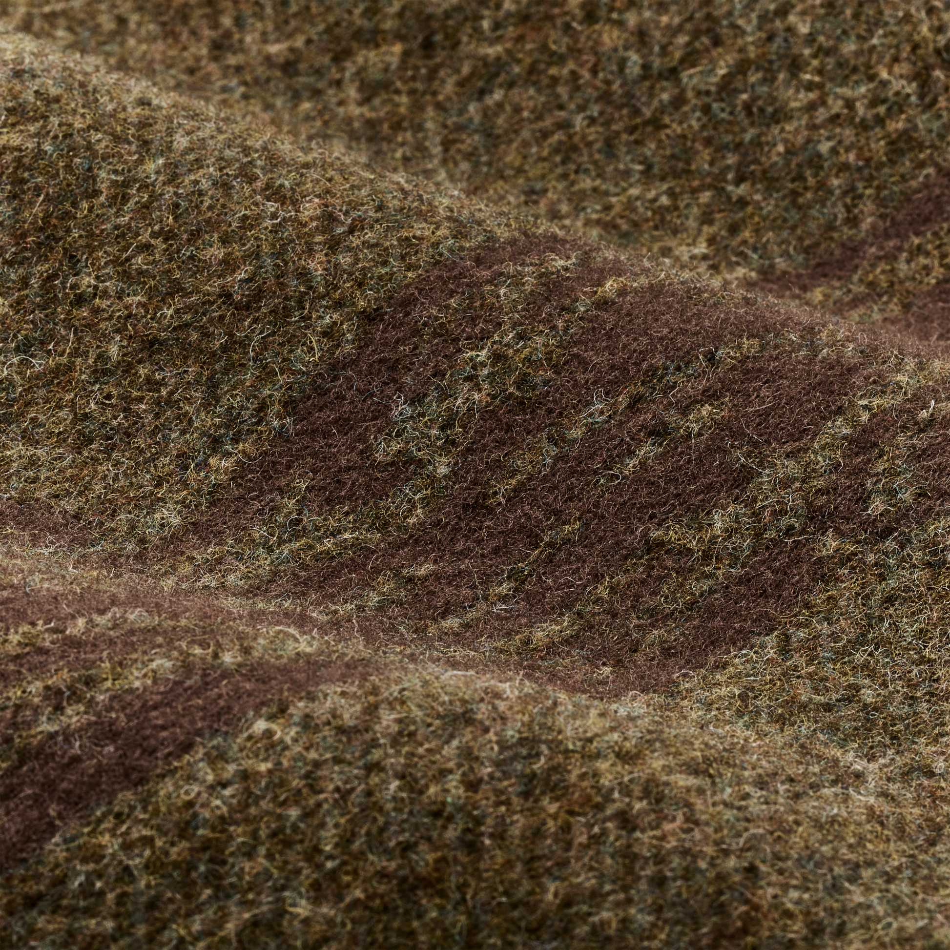 Alternate view of the Filson Ccc Jacquard Wool  Jac-shirt - Olive Brown Multi