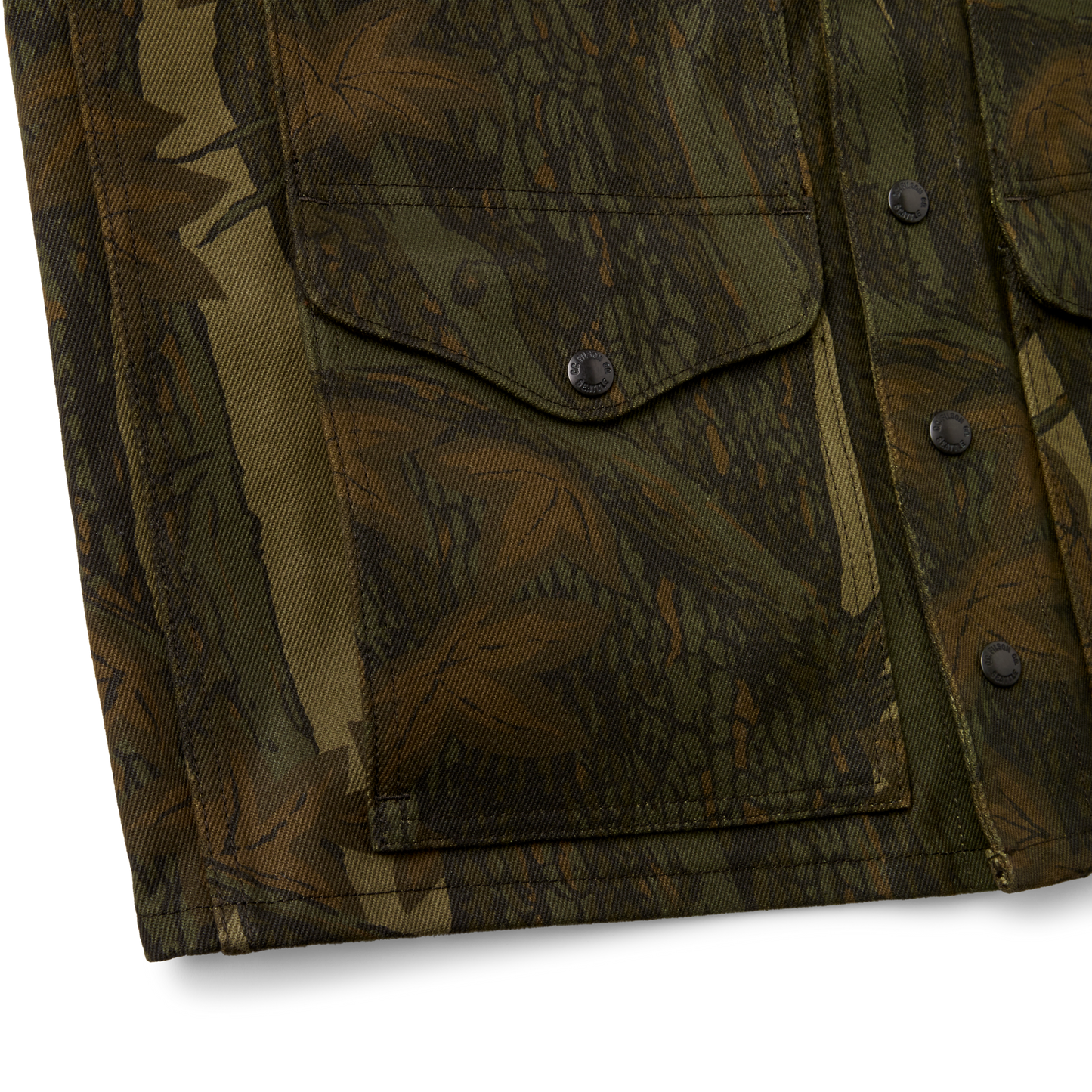 Alternate view of the Filson Rugged Twill Cruiser Vest - Maple Bark Camo