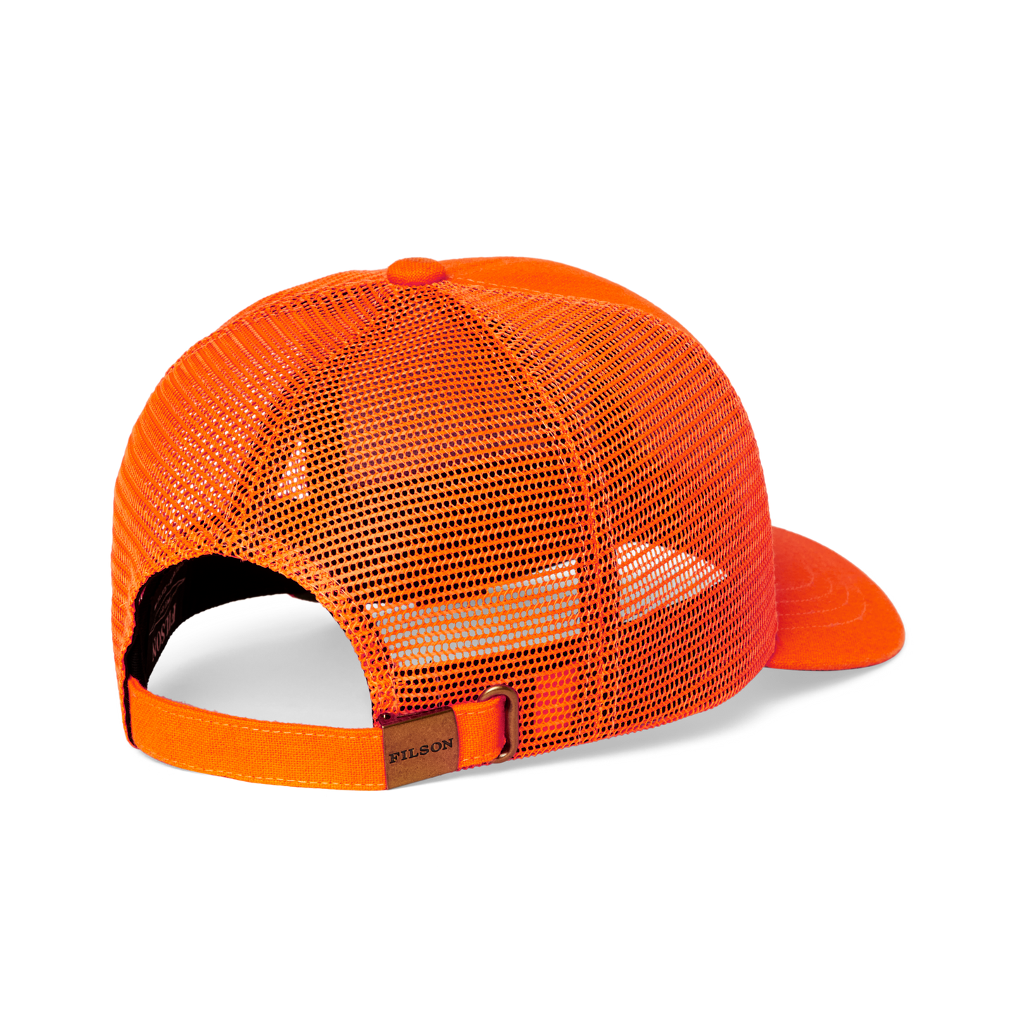 Alternate view of the Filson Logger Mesh Cap - Blaze Orange