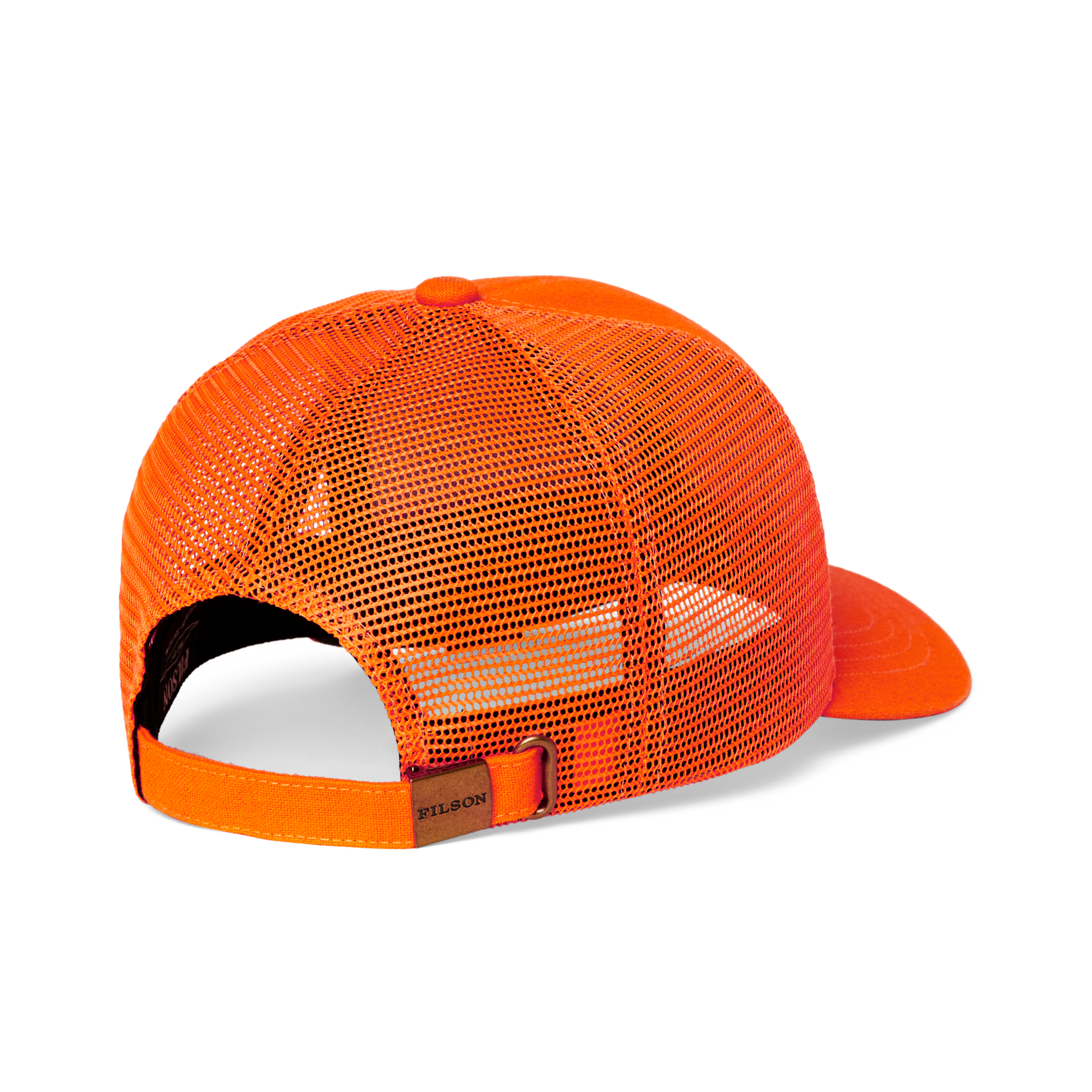 Alternate view of the Filson Logger Mesh Cap - Blaze Orange