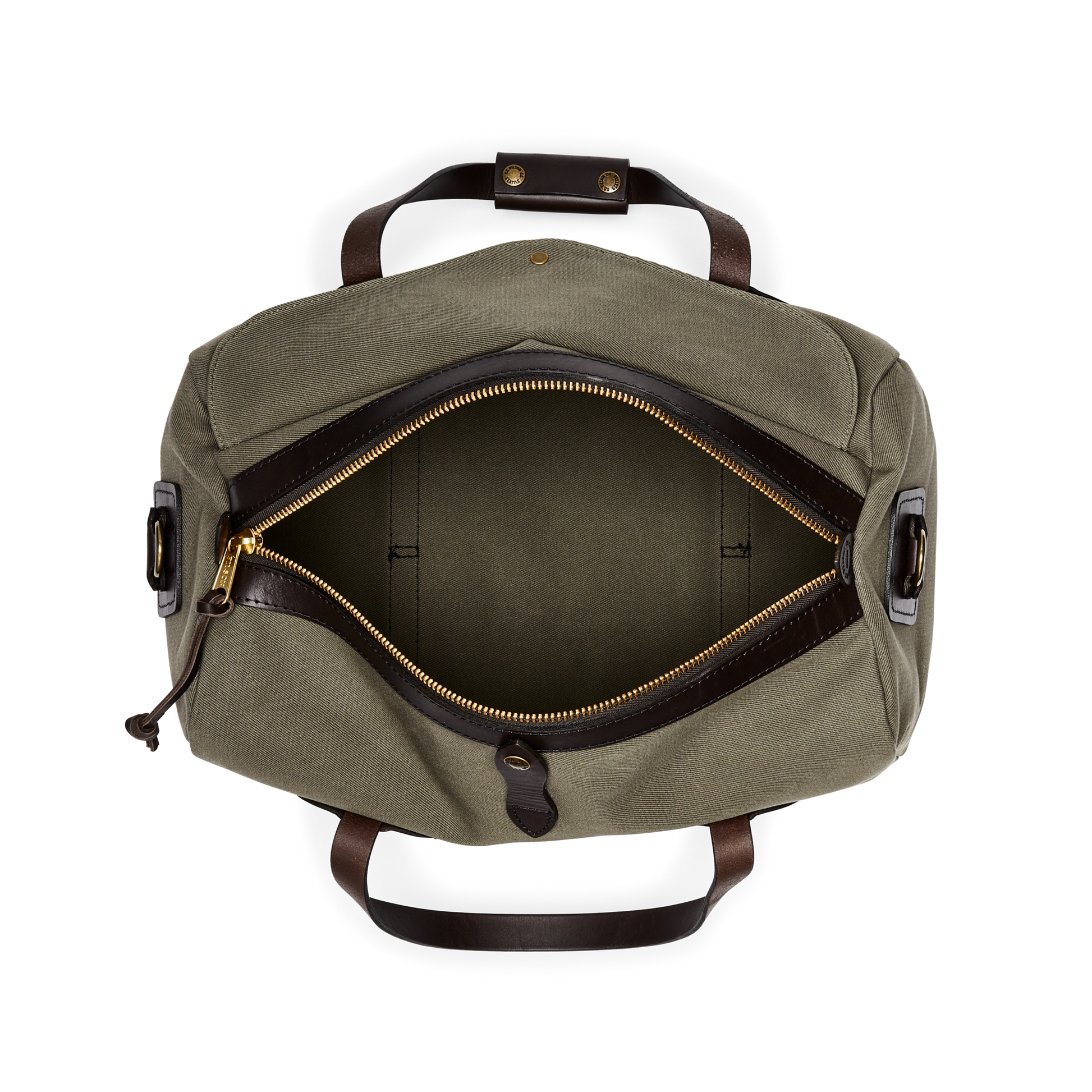 Alternate view of the Filson Small Rugged Twill Duffle Bag - Otter Green