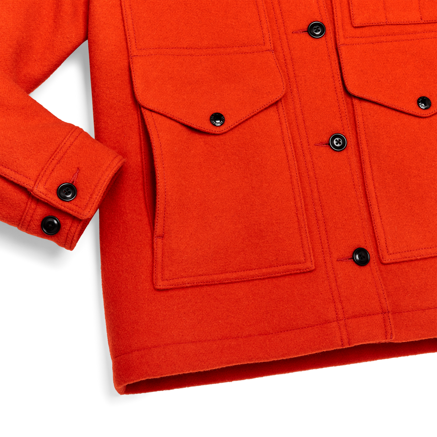 Alternate view of the Filson Women's Mackinaw Wool Cruiser Jacket - Flame