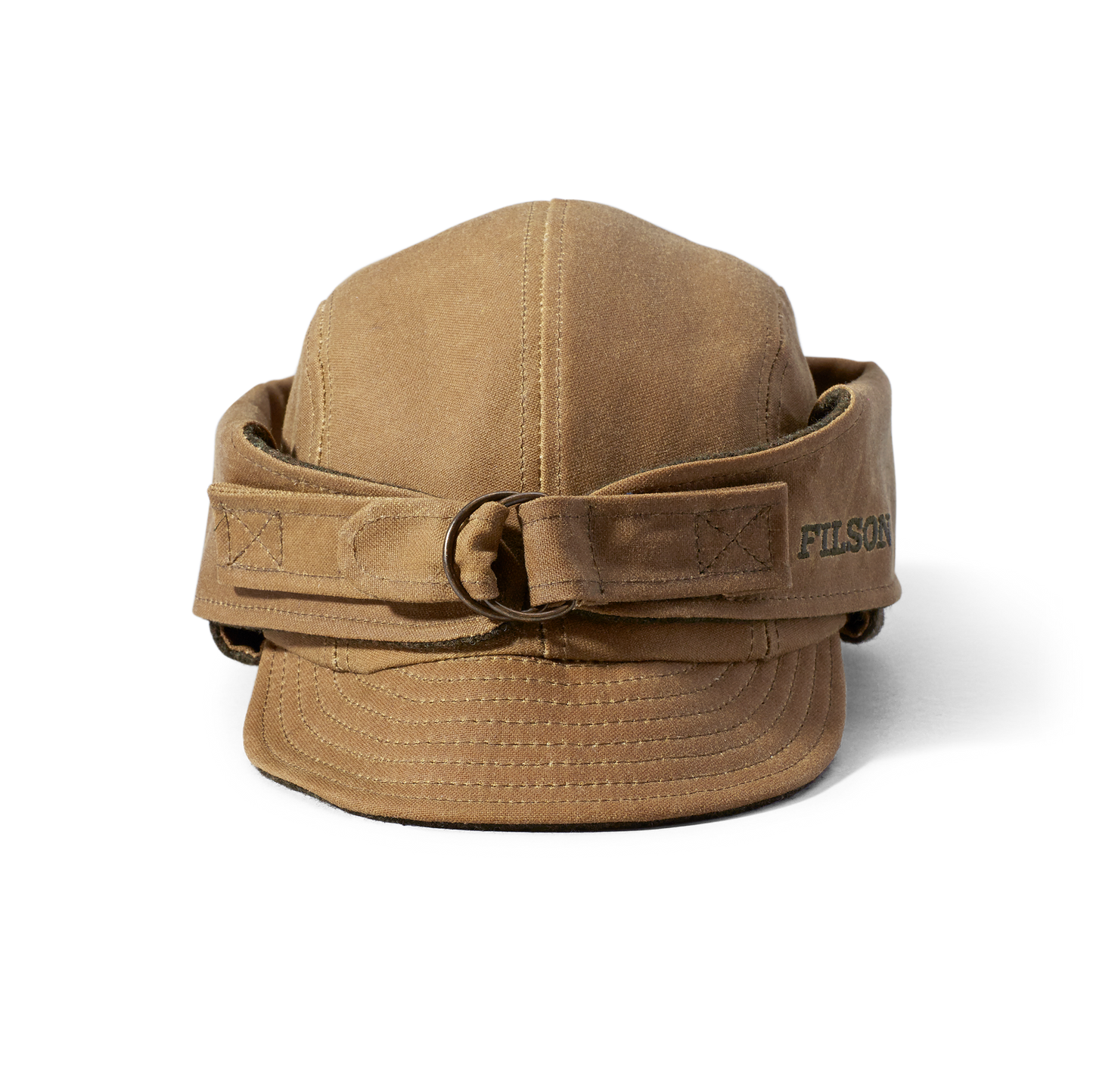 Alternate view of the Filson Tin Cloth Wildfowl Hat - Dark Tan