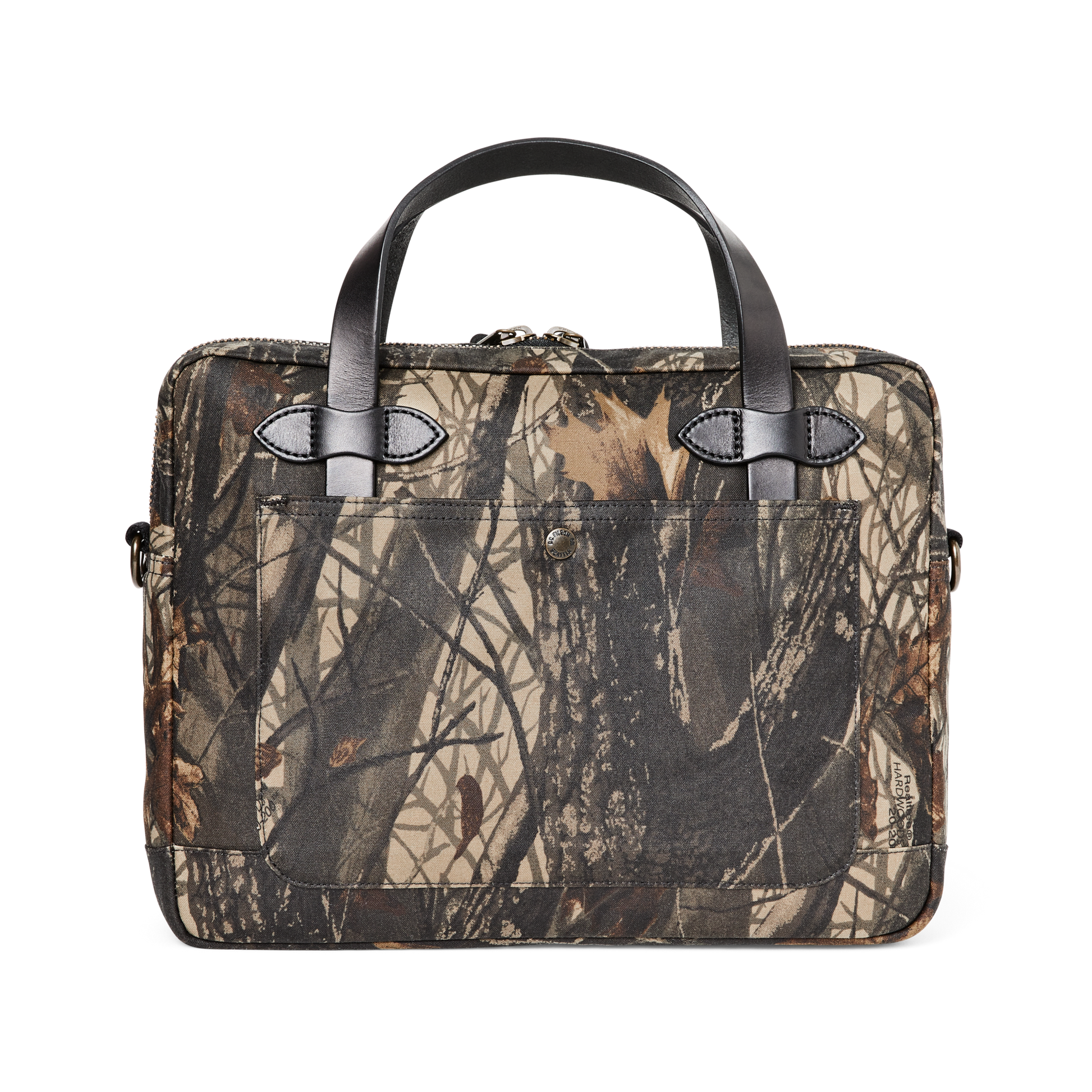 Alternate view of the Filson Tin Cloth Compact Briefcase - Realtree Hardwoods Camo